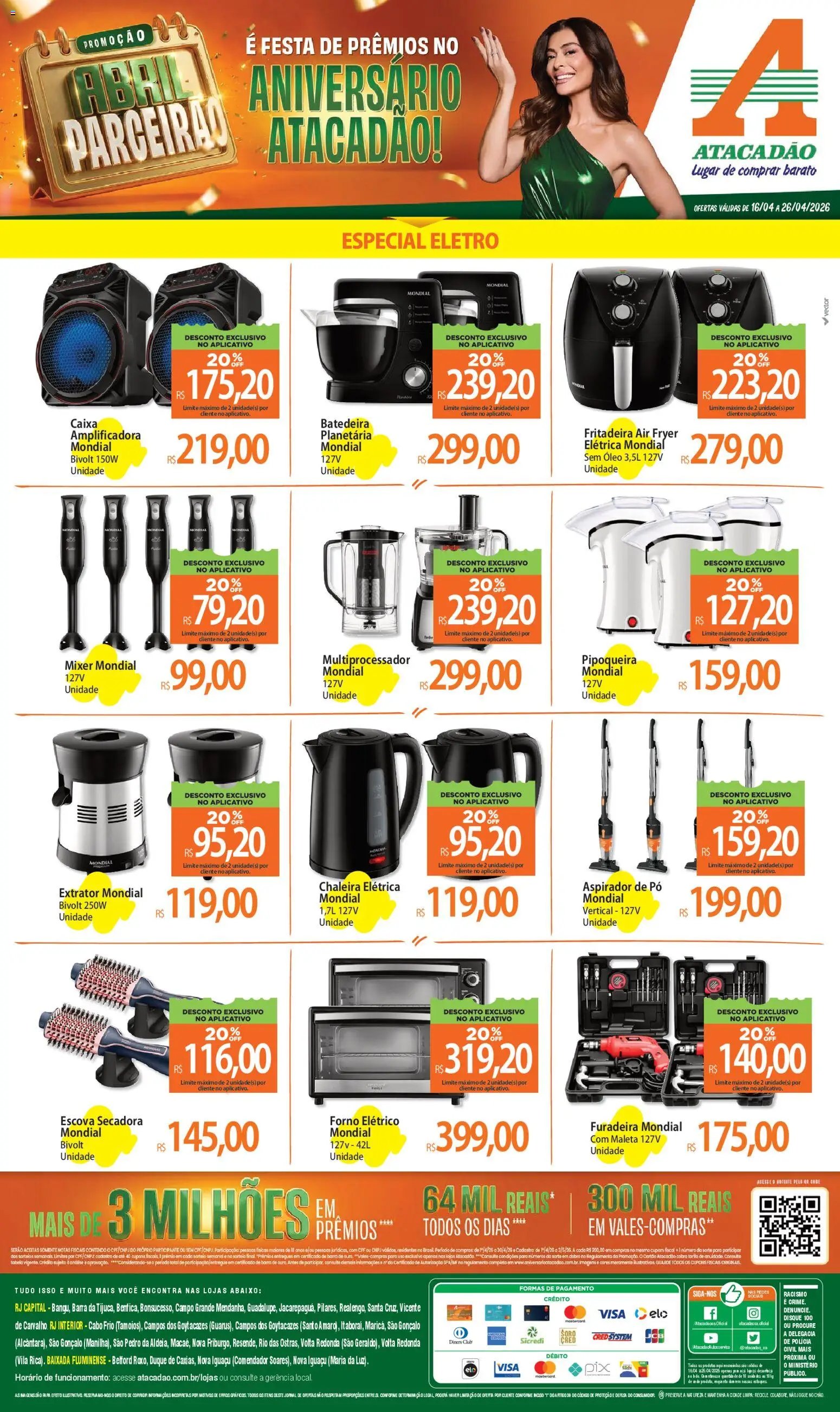 Atacadão folheto a partir de 16/04/2026 Atacadão ofertas - RJ (2026-04-16 - 2026-04-26)