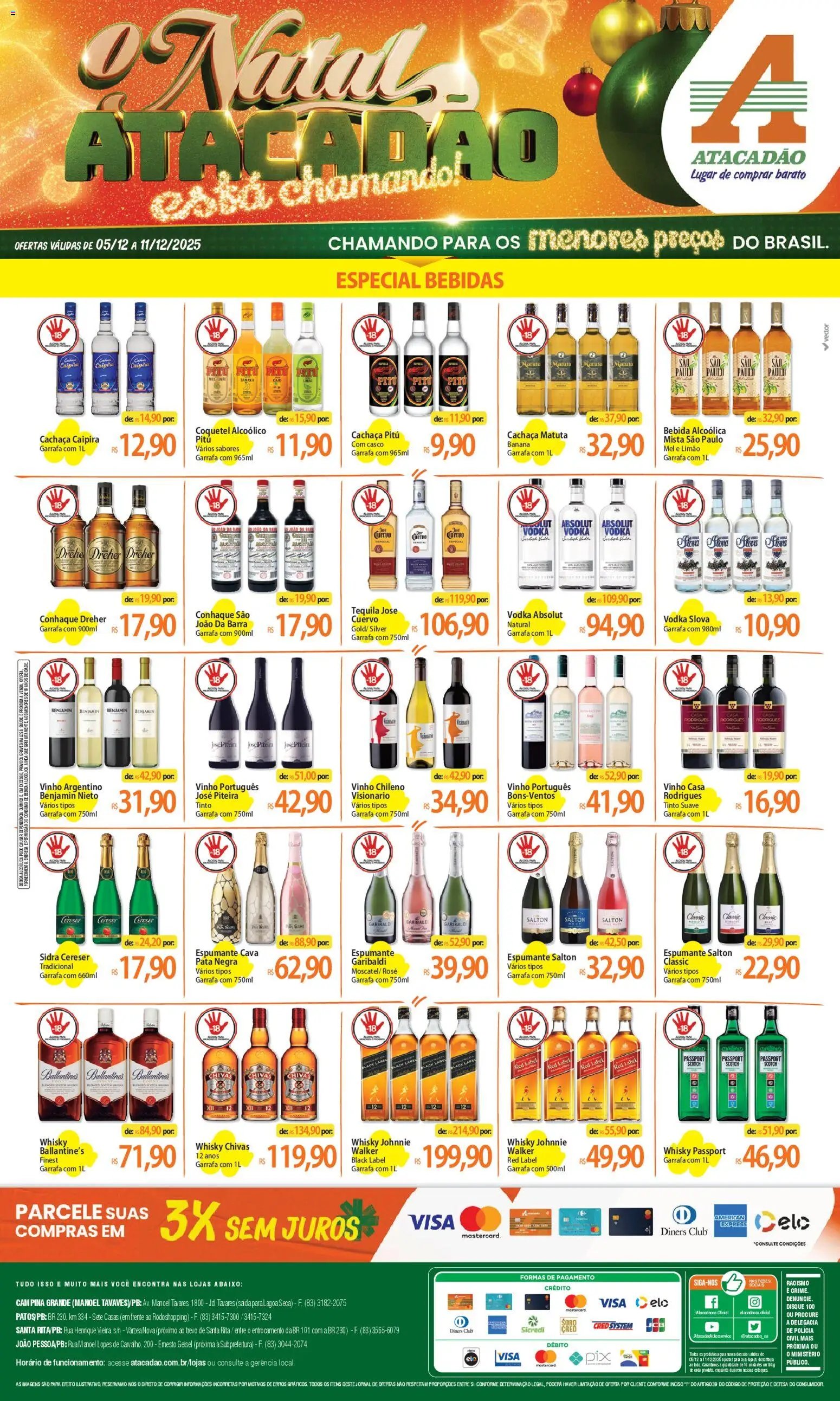 Atacadão folheto a partir de 05/12/2025 Ofertas - PB (2025-12-05 - 2025-12-11)