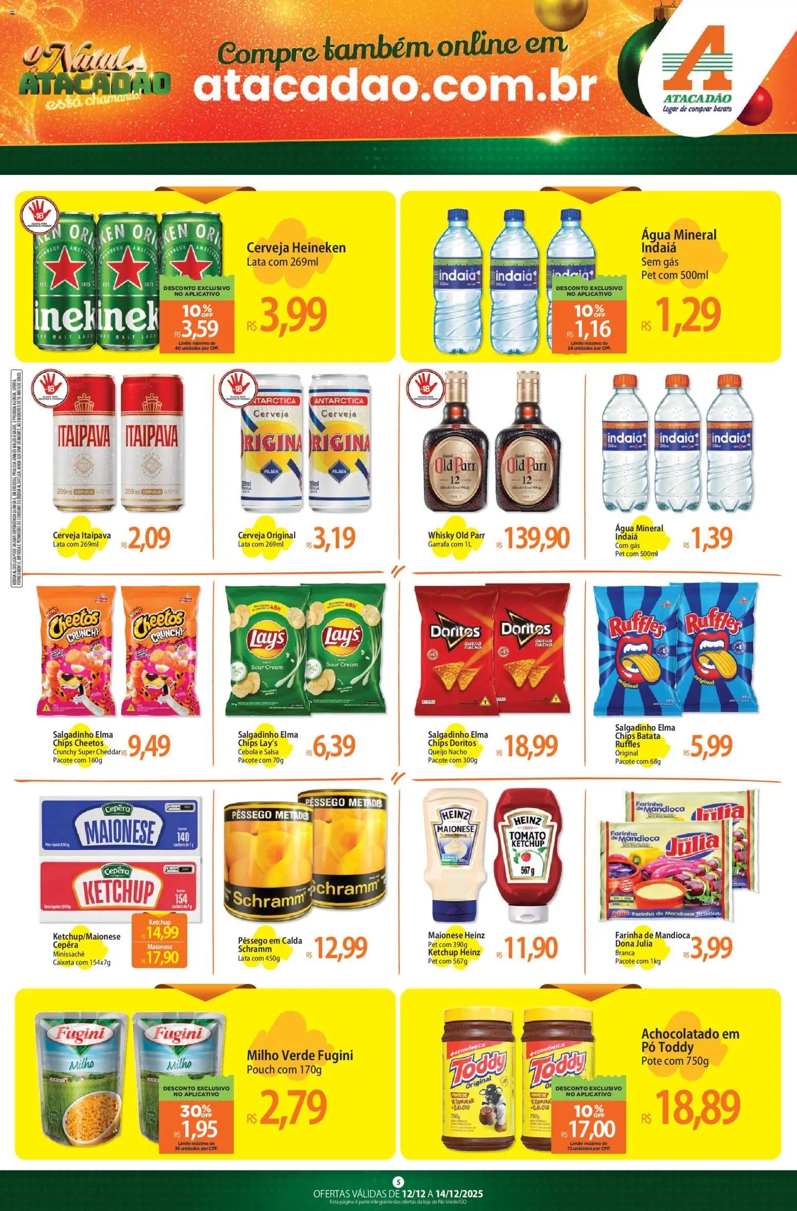 Atacadão folheto a partir de 12/12/2025 Ofertas - GO (2025-12-12 - 2025-12-14)