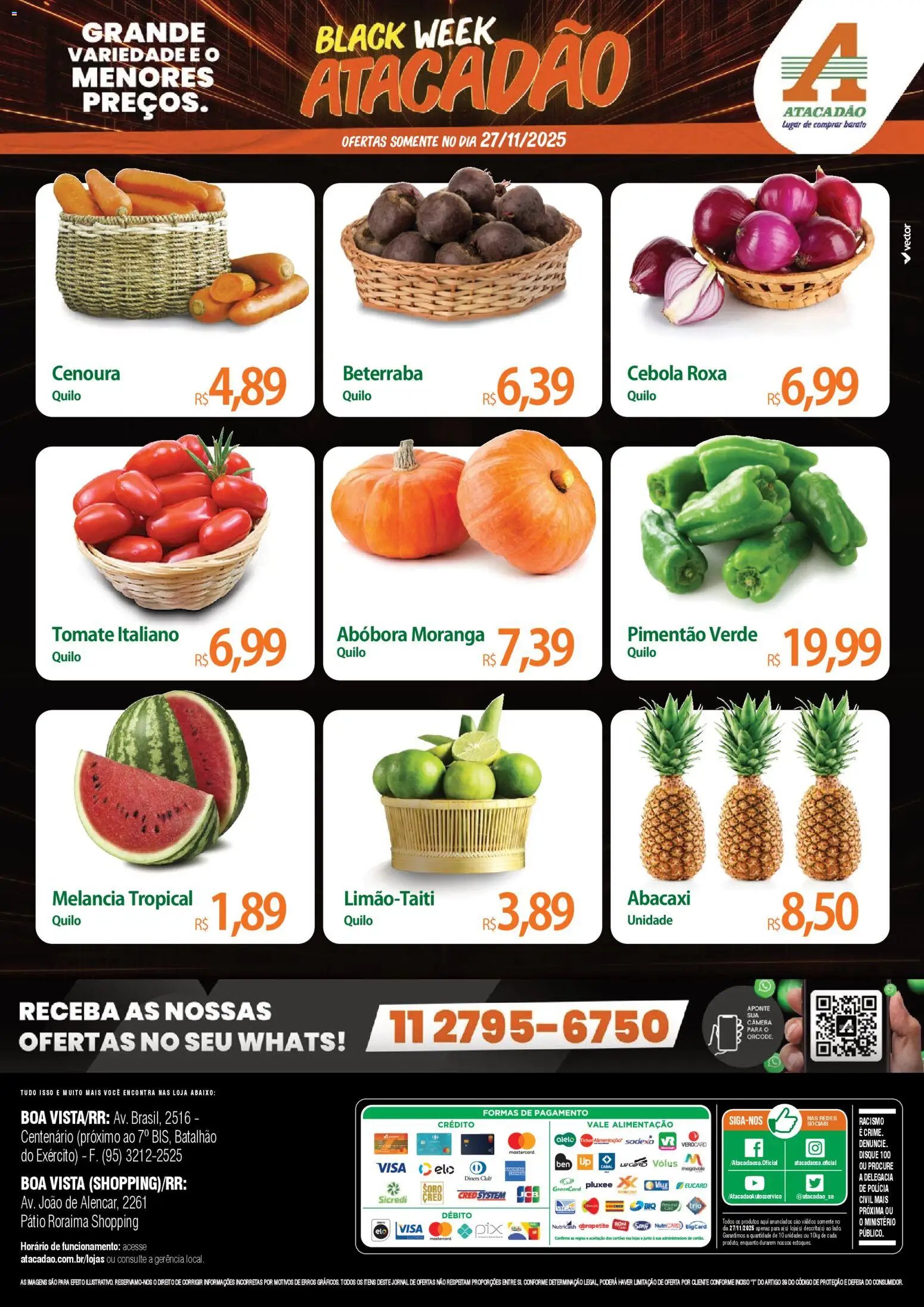 Atacadão folheto a partir de 27/11/2025 Ofertas - RR (2025-11-27 - 2025-11-27)