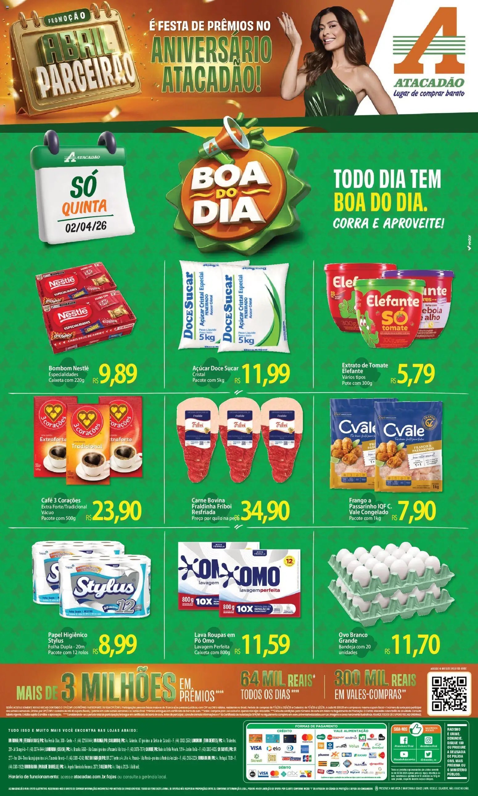 Atacadão folheto a partir de 02/04/2026 Atacadão ofertas - PR (2026-04-02 - 2026-04-02)