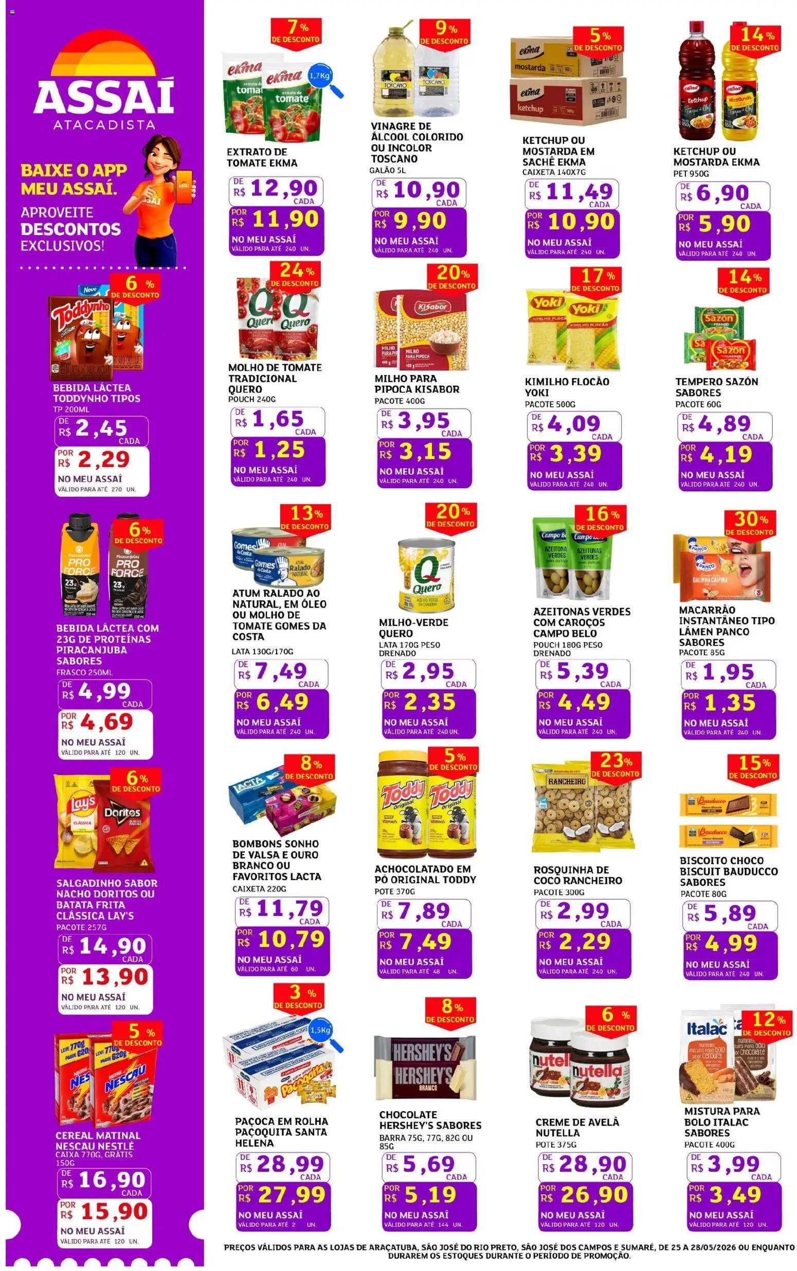 Assaí Atacadista folheto a partir de 25/05/2026 Assaí Atacadista ofertas - SP (2026-05-25 - 2026-05-28)