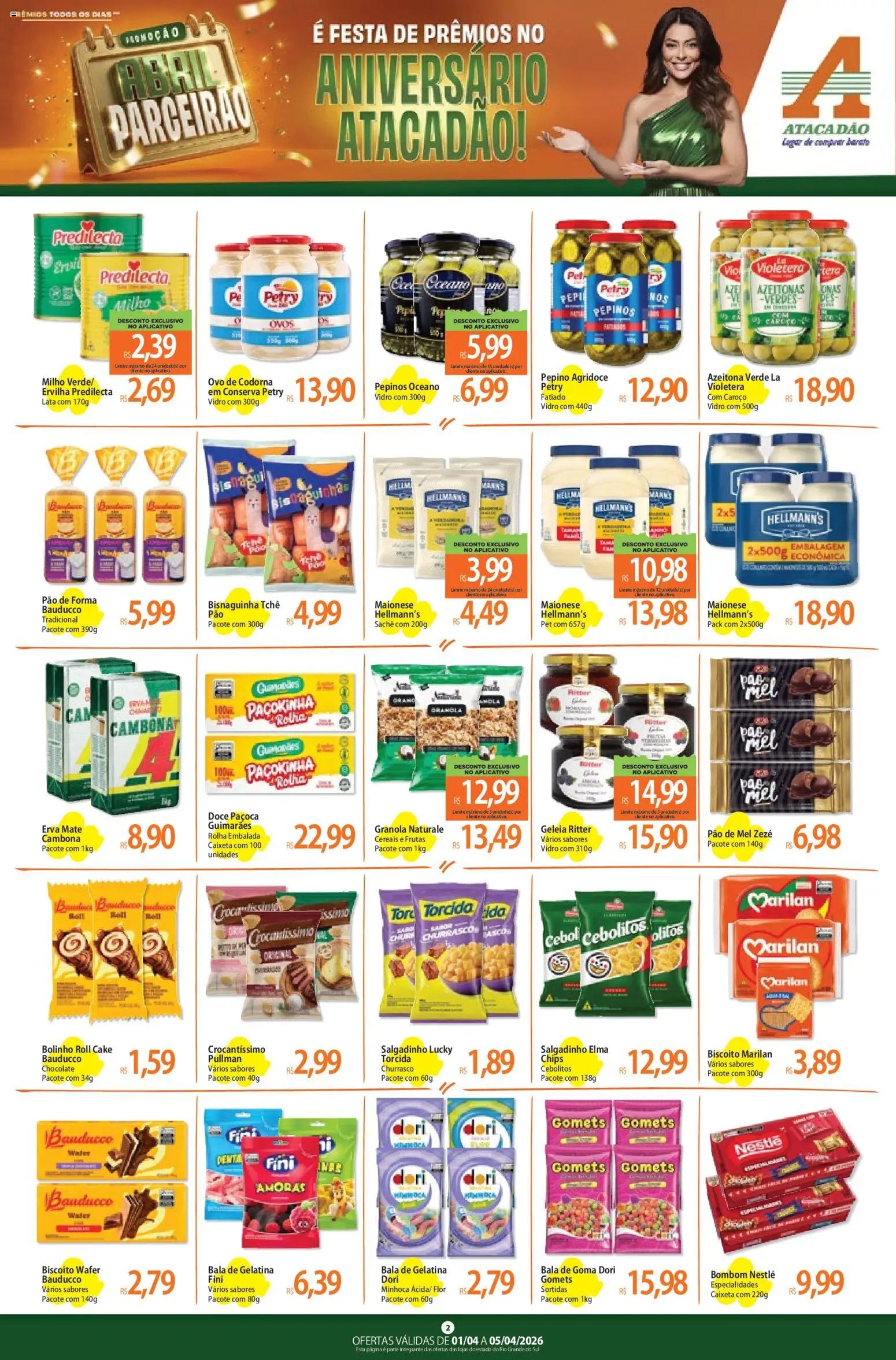 Atacadão folheto a partir de 01/04/2026 Atacadão ofertas - RS (2026-04-01 - 2026-04-05)