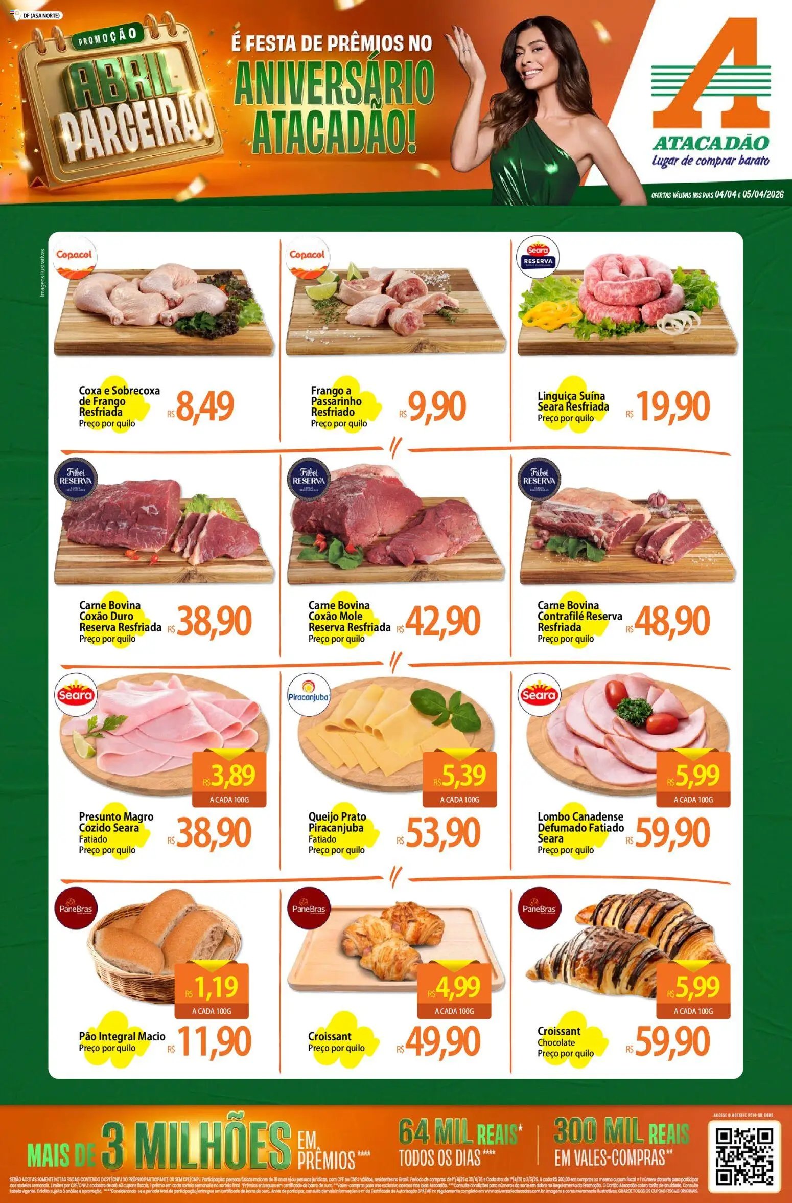 Atacadão folheto a partir de 04/04/2026 Atacadão ofertas - DF (2026-04-04 - 2026-04-05)