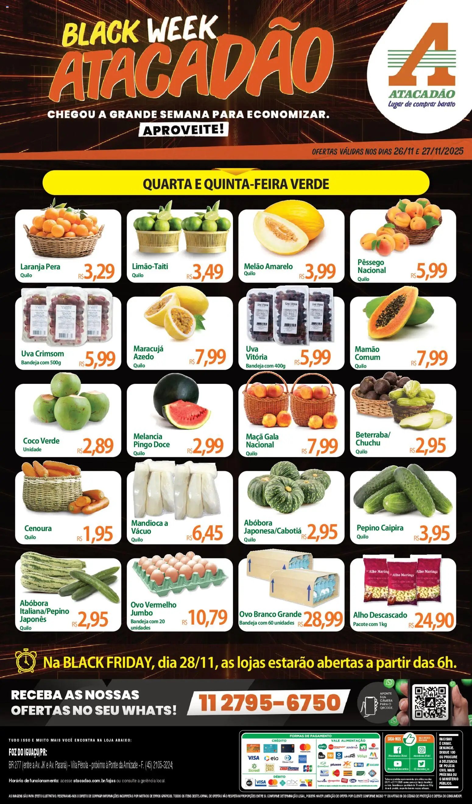 Atacadão folheto a partir de 26/11/2025 Ofertas - PR (2025-11-26 - 2025-11-27)