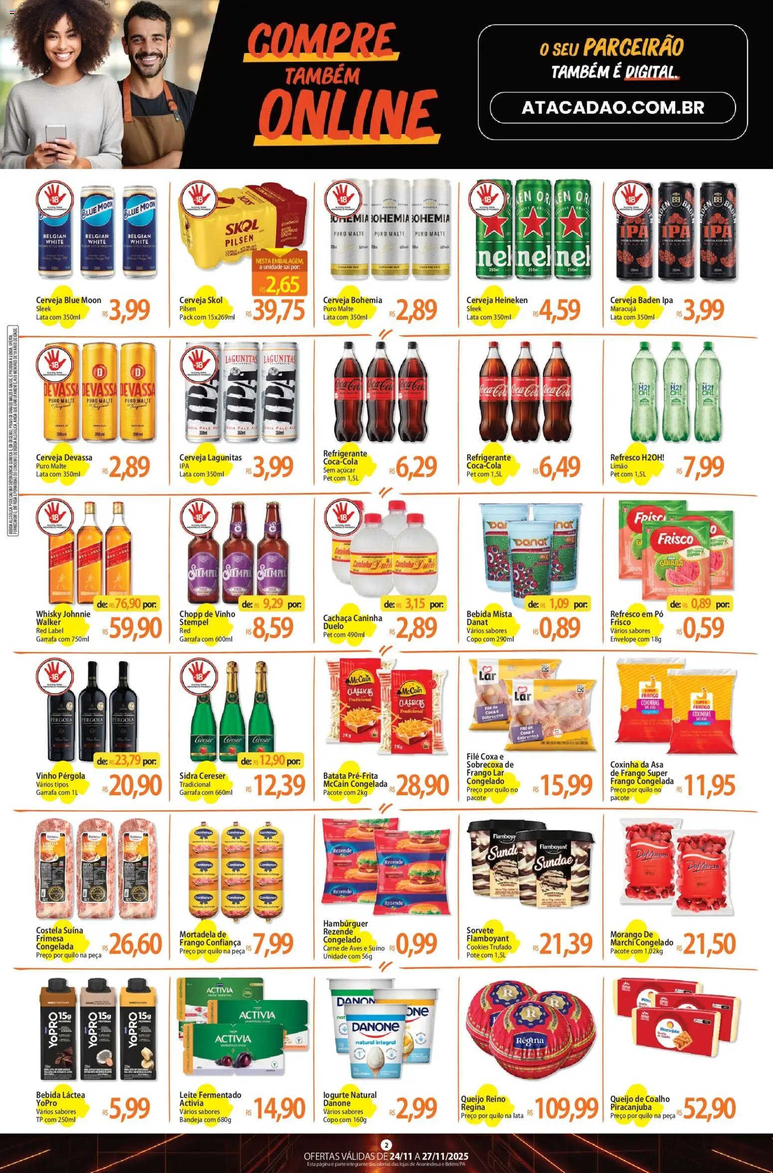 Atacadão folheto a partir de 24/11/2025 Ofertas - PA (2025-11-24 - 2025-11-27)