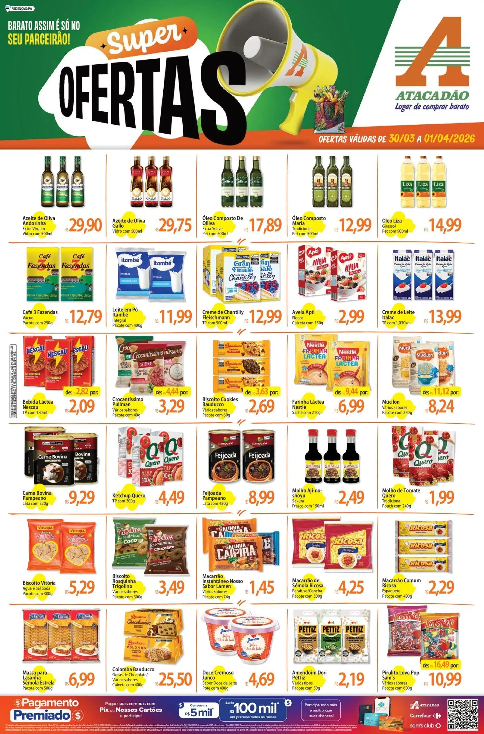 Atacadão folheto a partir de 30/03/2026 Atacadão ofertas - PA (2026-03-30 - 2026-04-01)