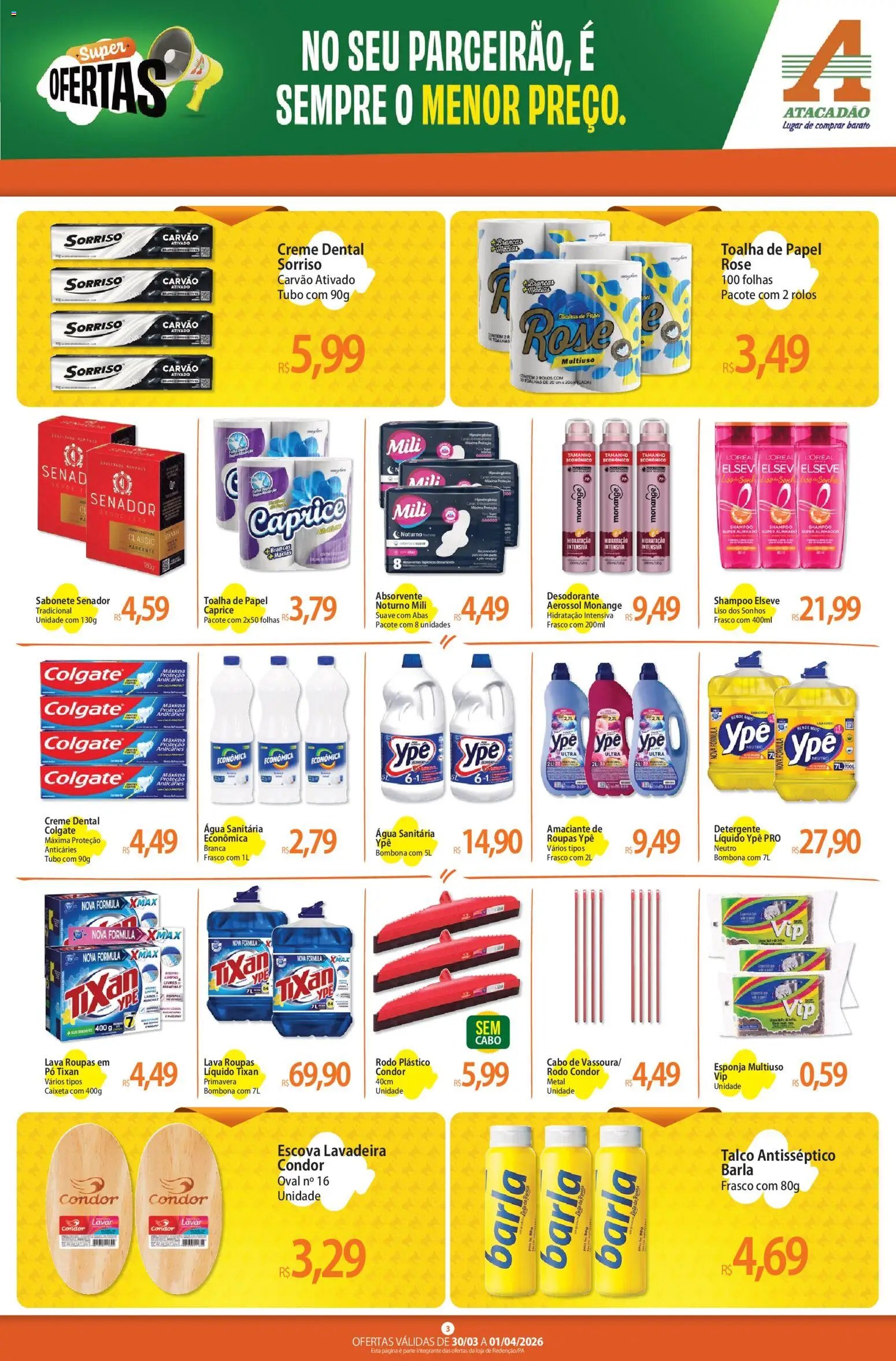 Atacadão folheto a partir de 30/03/2026 Atacadão ofertas - PA (2026-03-30 - 2026-04-01)