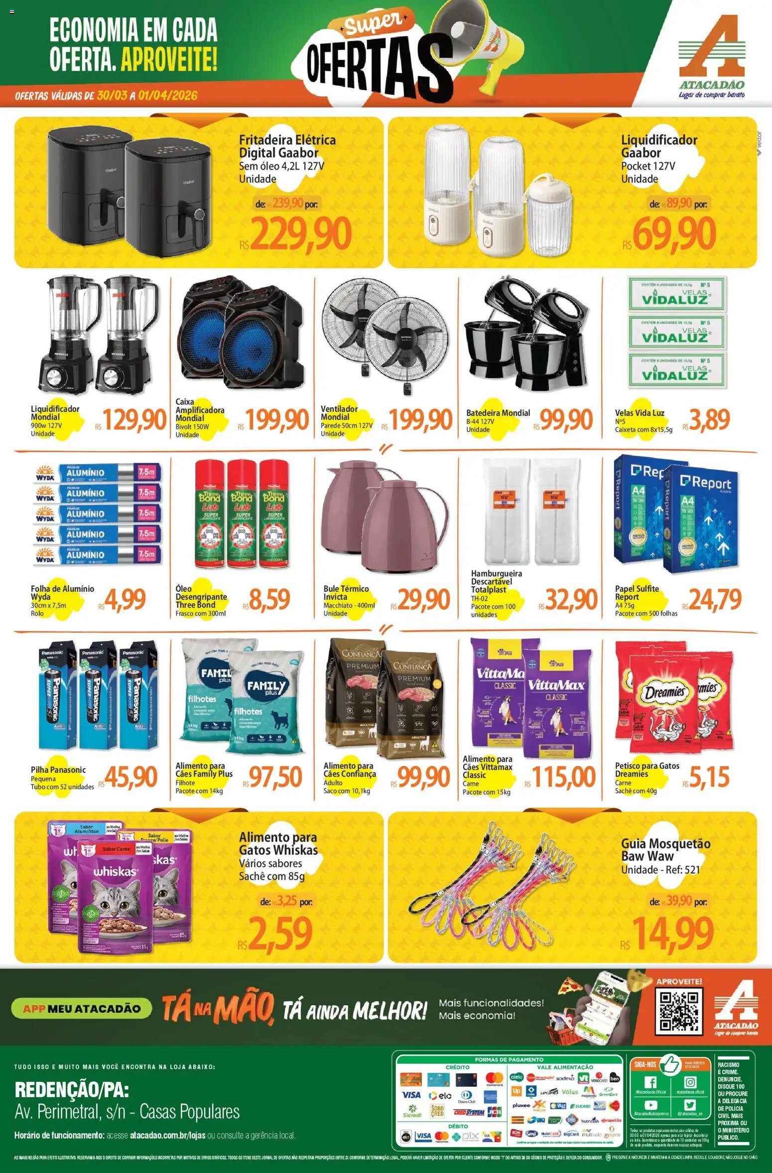 Atacadão folheto a partir de 30/03/2026 Atacadão ofertas - PA (2026-03-30 - 2026-04-01)
