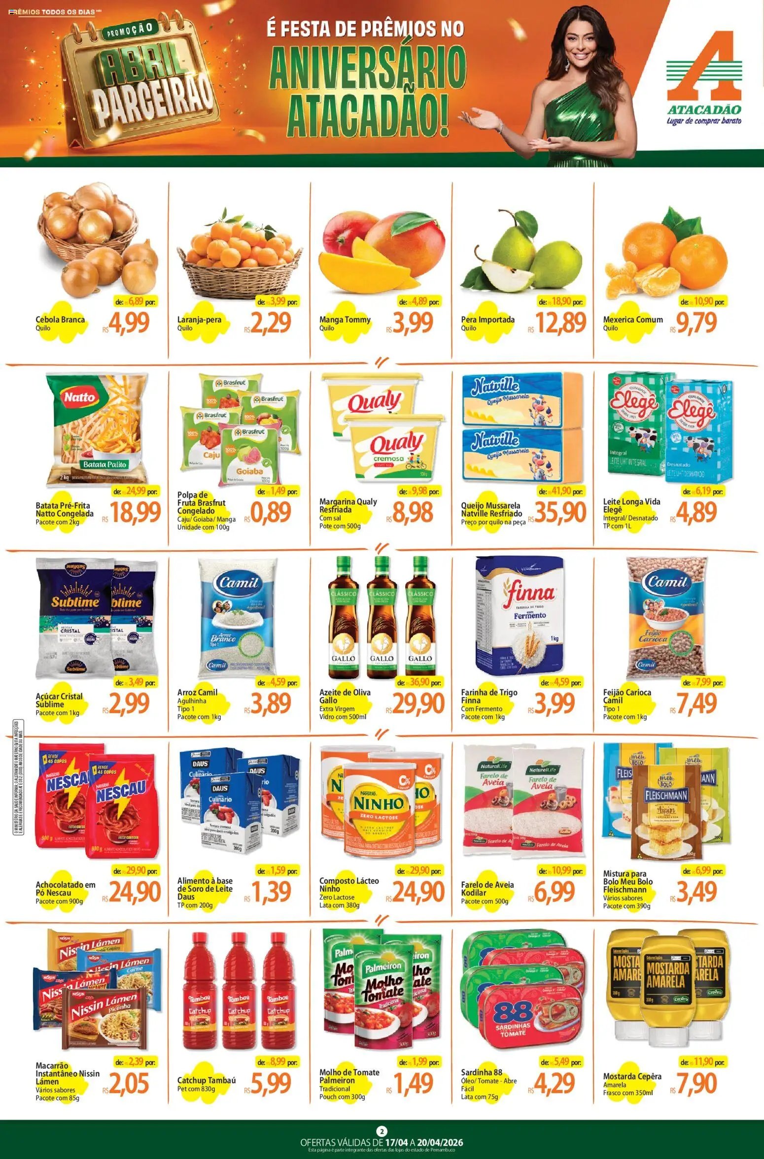 Atacadão folheto a partir de 17/04/2026 Atacadão ofertas - PE (2026-04-17 - 2026-04-20)