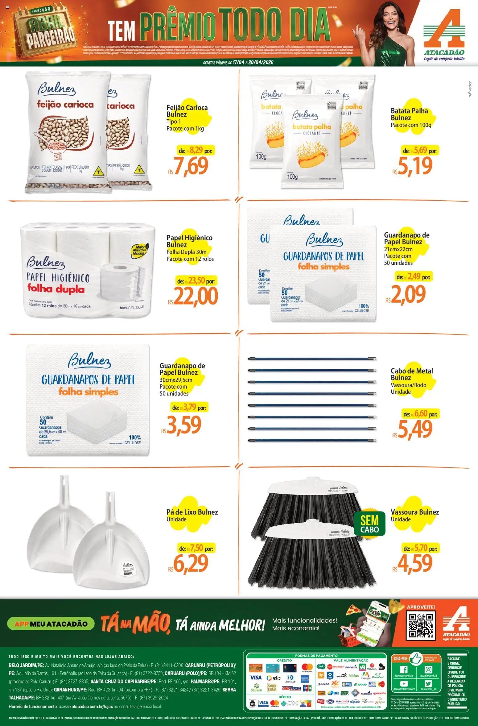 Atacadão folheto a partir de 17/04/2026 Atacadão ofertas - PE (2026-04-17 - 2026-04-20)