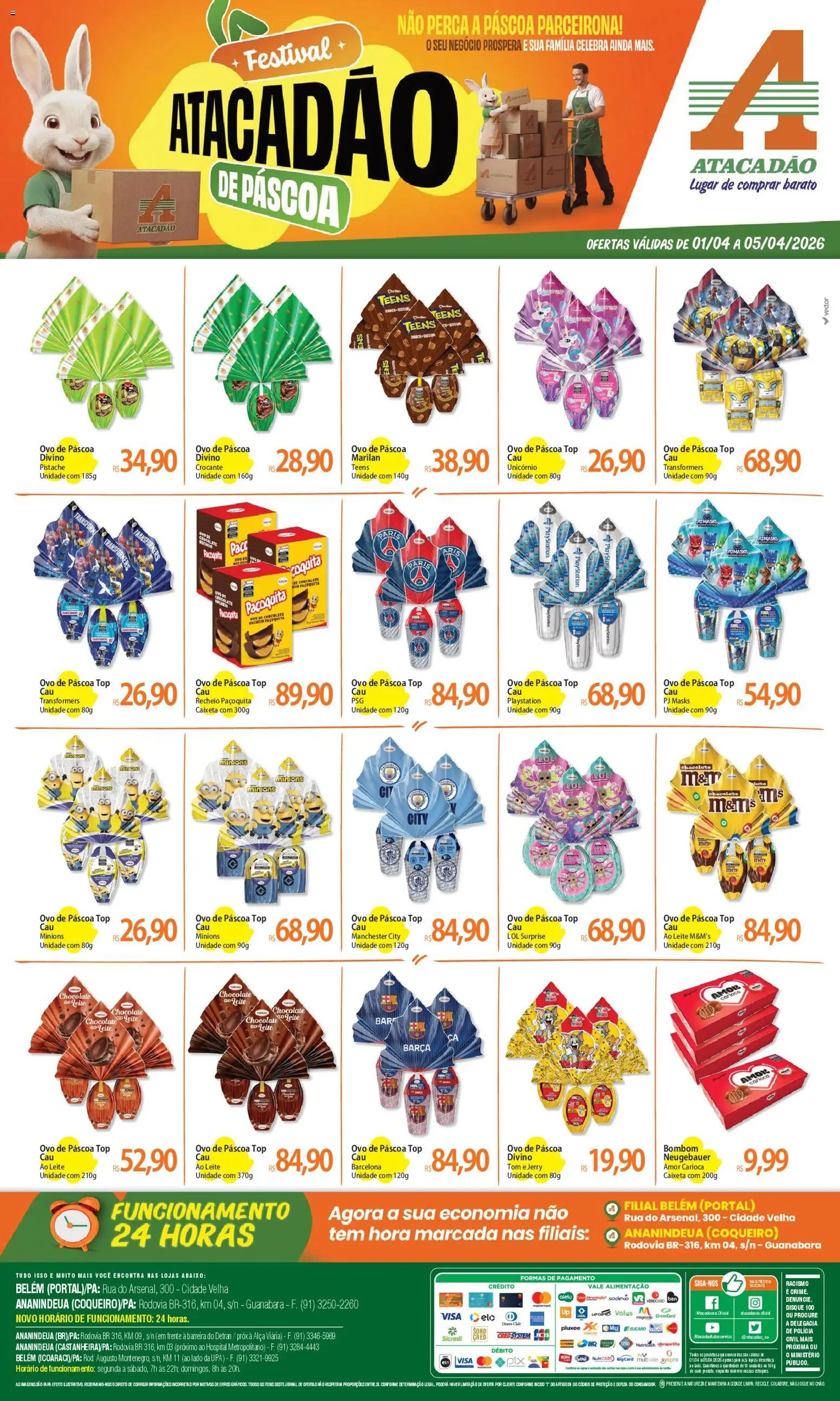 Atacadão folheto a partir de 01/04/2026 Atacadão ofertas - PA (2026-04-01 - 2026-04-05)