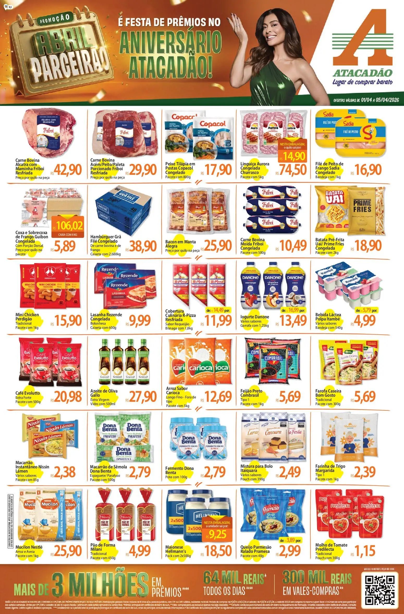 Atacadão folheto a partir de 01/04/2026 Atacadão ofertas - RJ (2026-04-01 - 2026-04-05)