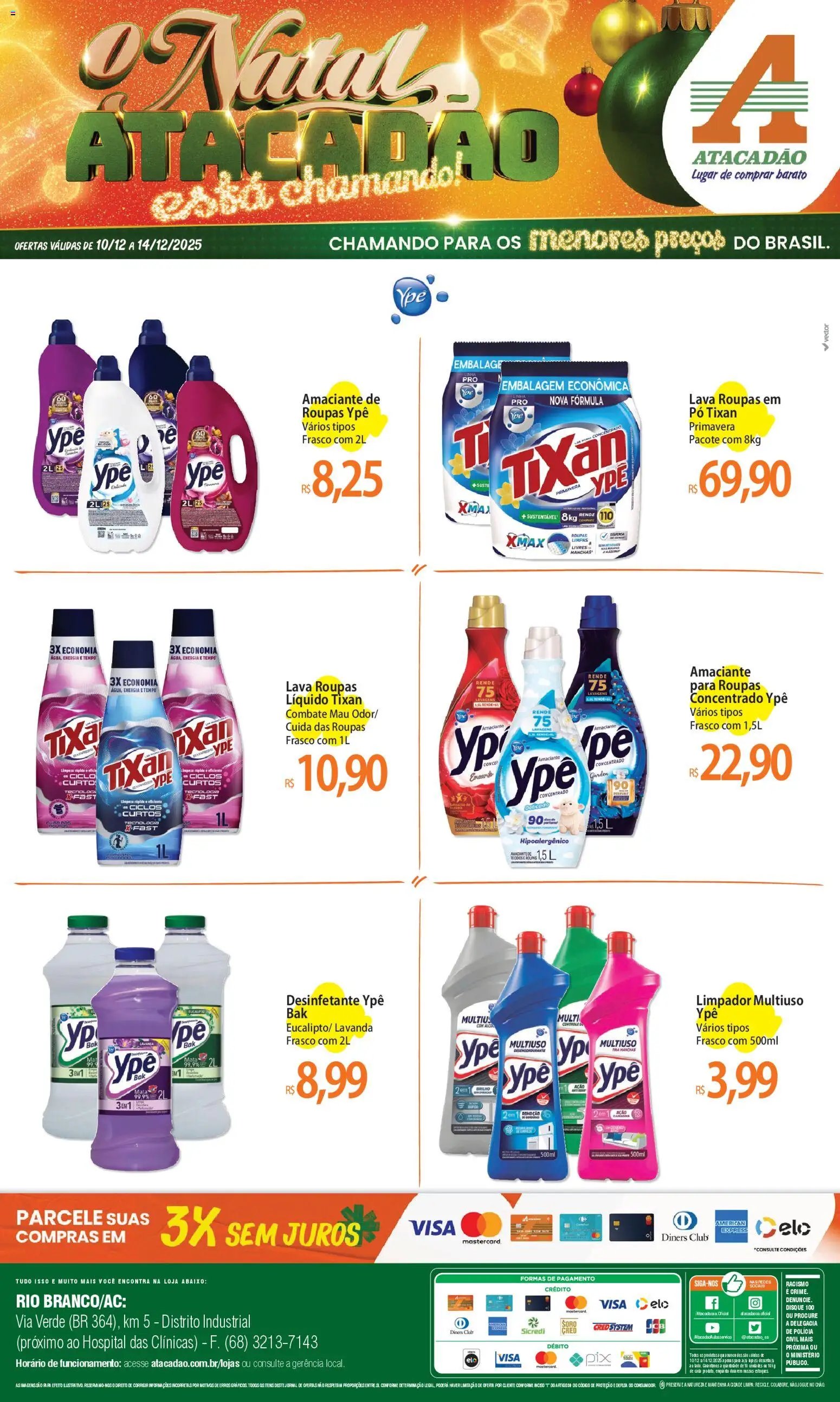 Atacadão folheto a partir de 10/12/2025 Ofertas - AC (2025-12-10 - 2025-12-14)