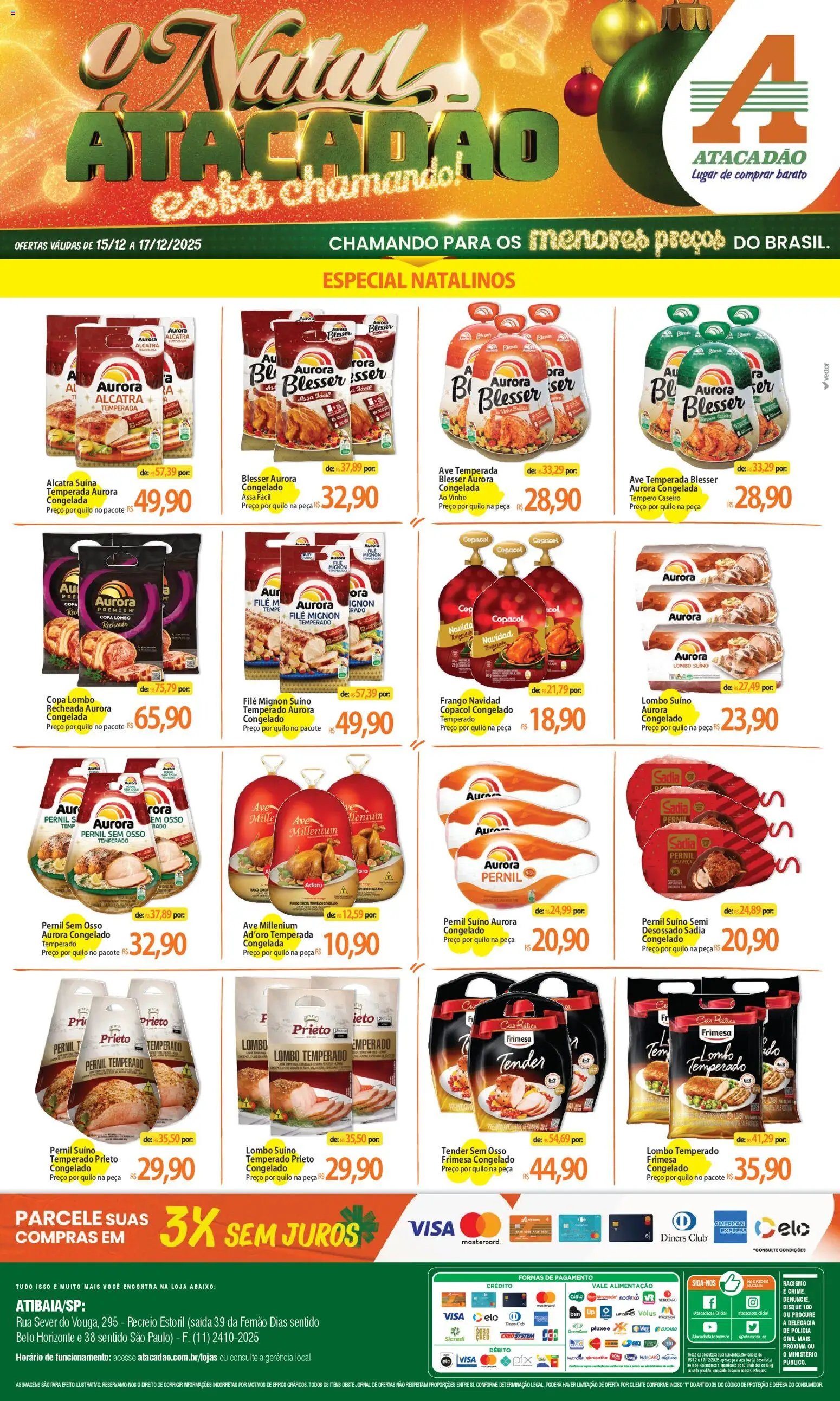 Atacadão folheto a partir de 15/12/2025 Ofertas - SP (2025-12-15 - 2025-12-17)
