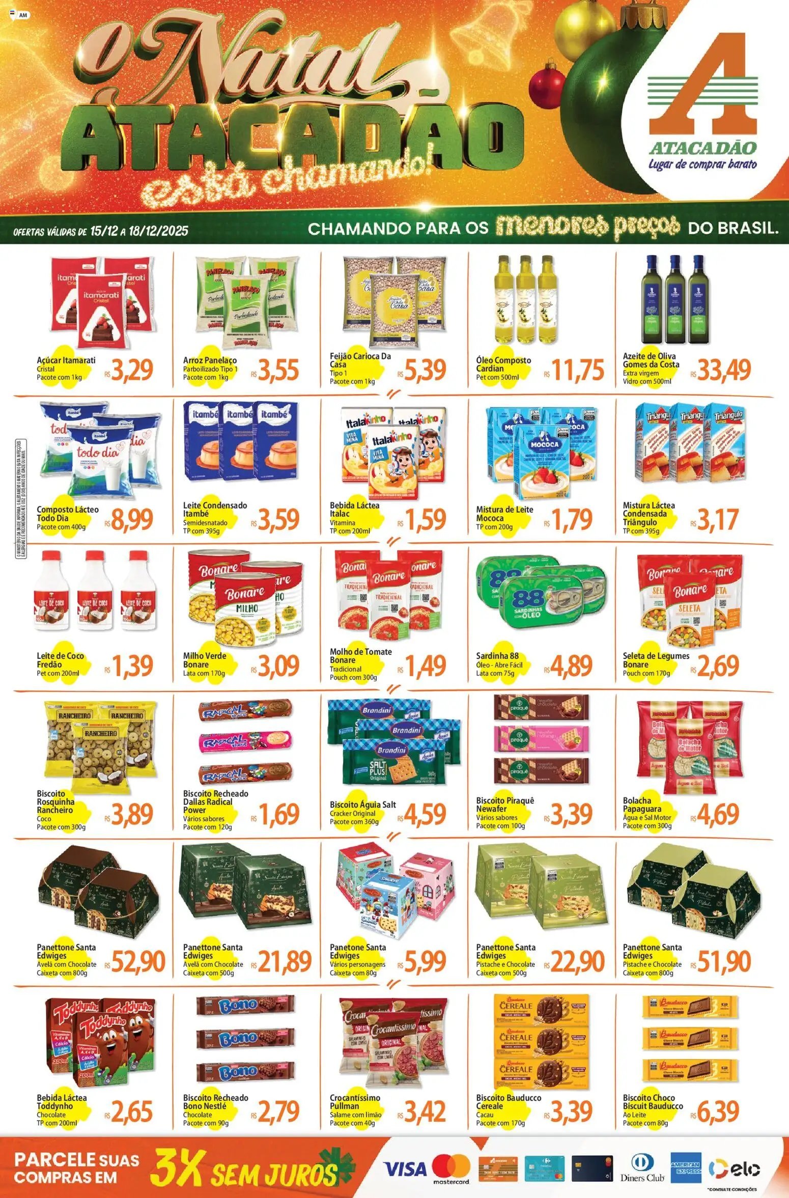 Atacadão folheto a partir de 15/12/2025 Ofertas - AM (2025-12-15 - 2025-12-18)
