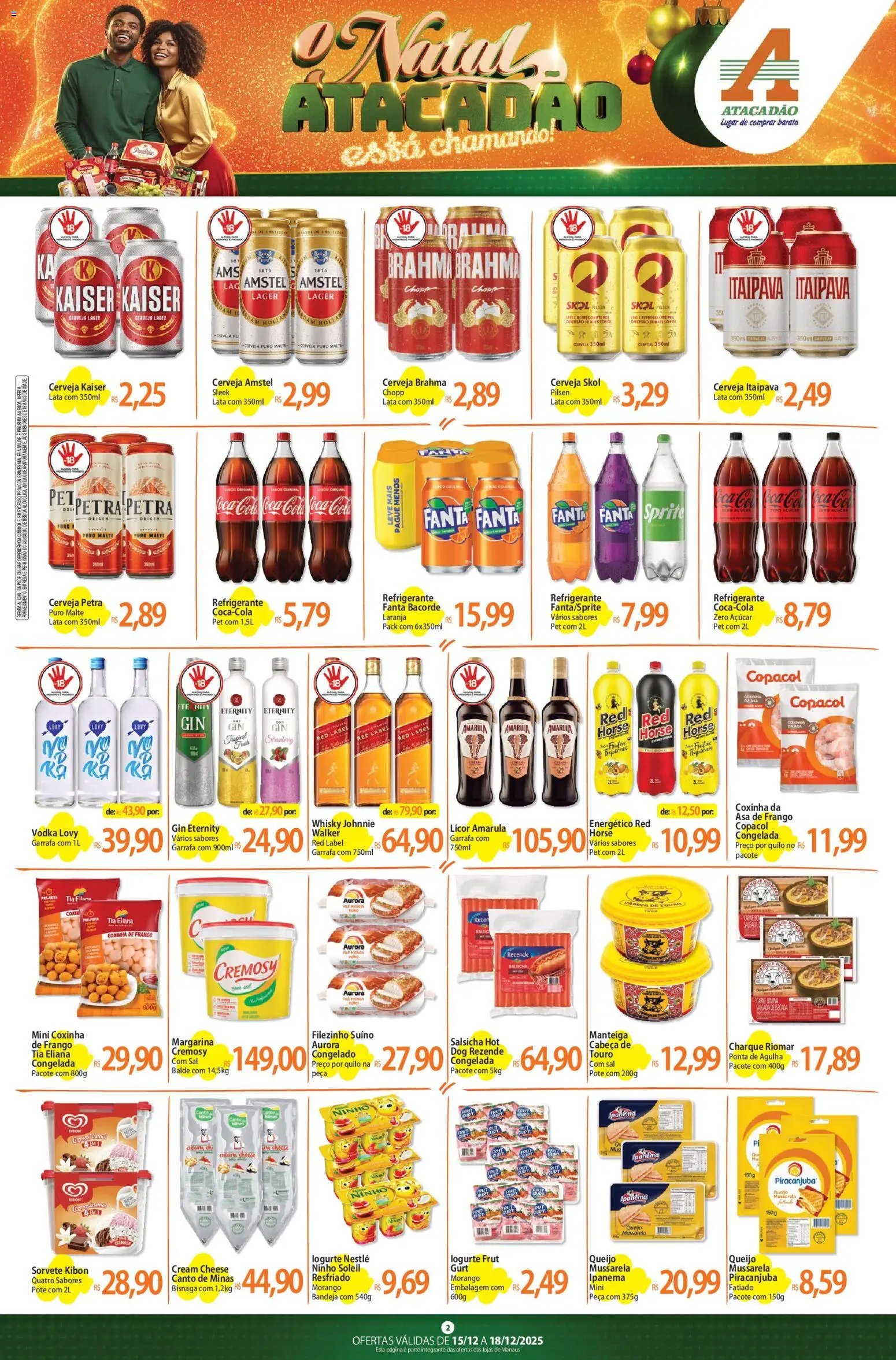 Atacadão folheto a partir de 15/12/2025 Ofertas - AM (2025-12-15 - 2025-12-18)