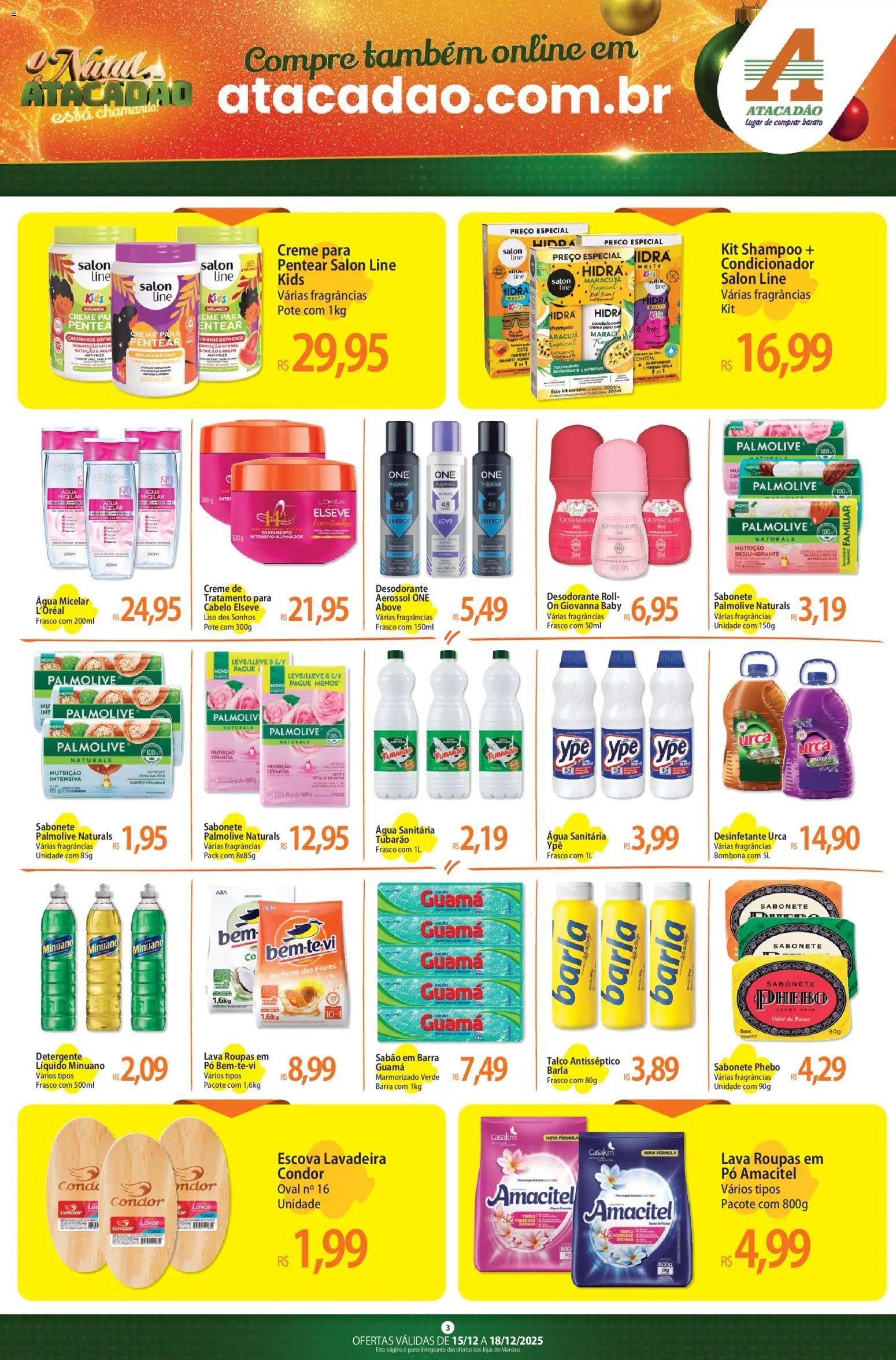 Atacadão folheto a partir de 15/12/2025 Ofertas - AM (2025-12-15 - 2025-12-18)
