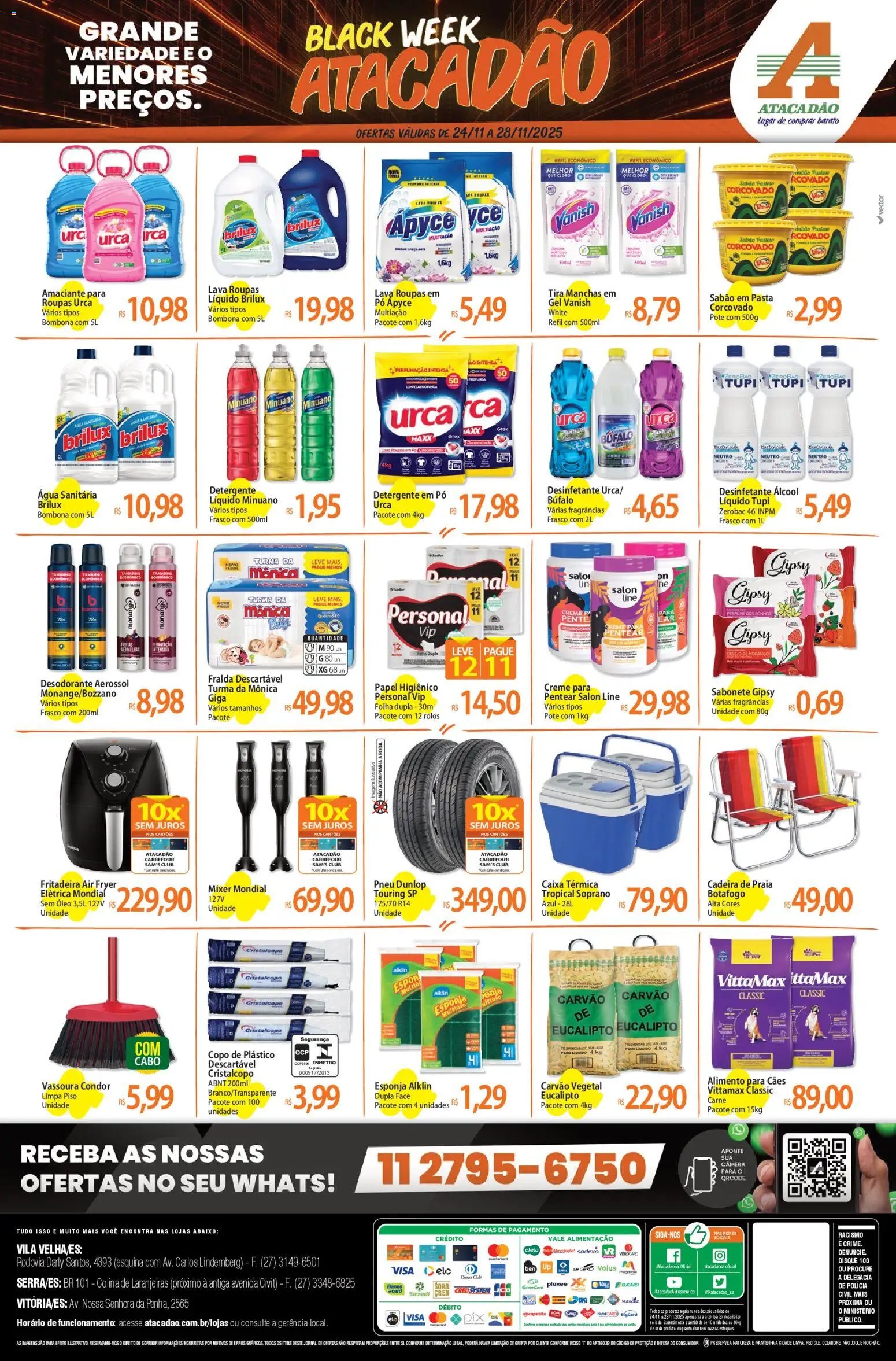 Atacadão folheto a partir de 24/11/2025 Ofertas - ES (2025-11-24 - 2025-11-28)