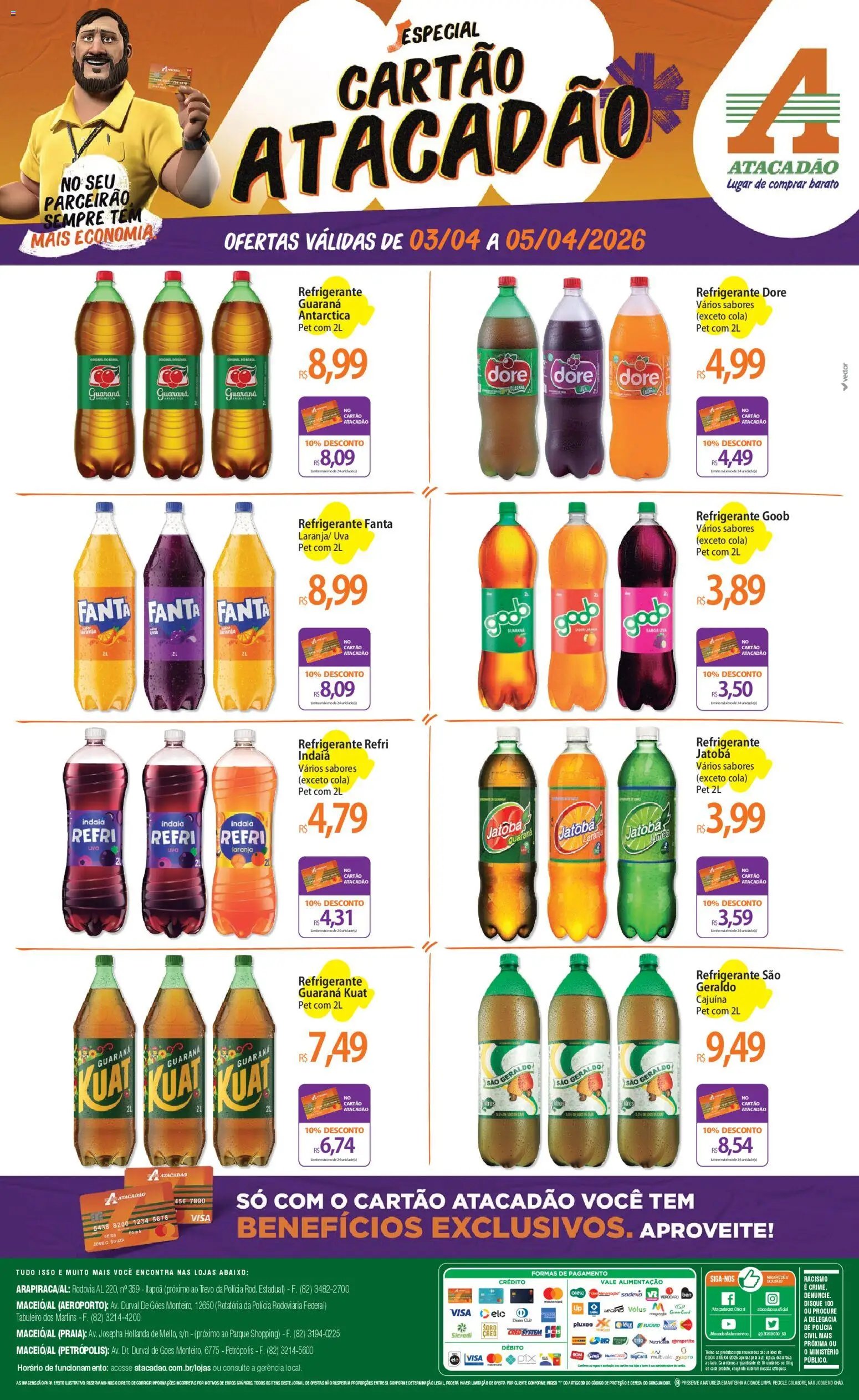 Atacadão folheto a partir de 03/04/2026 Atacadão ofertas - AL (2026-04-03 - 2026-04-05)