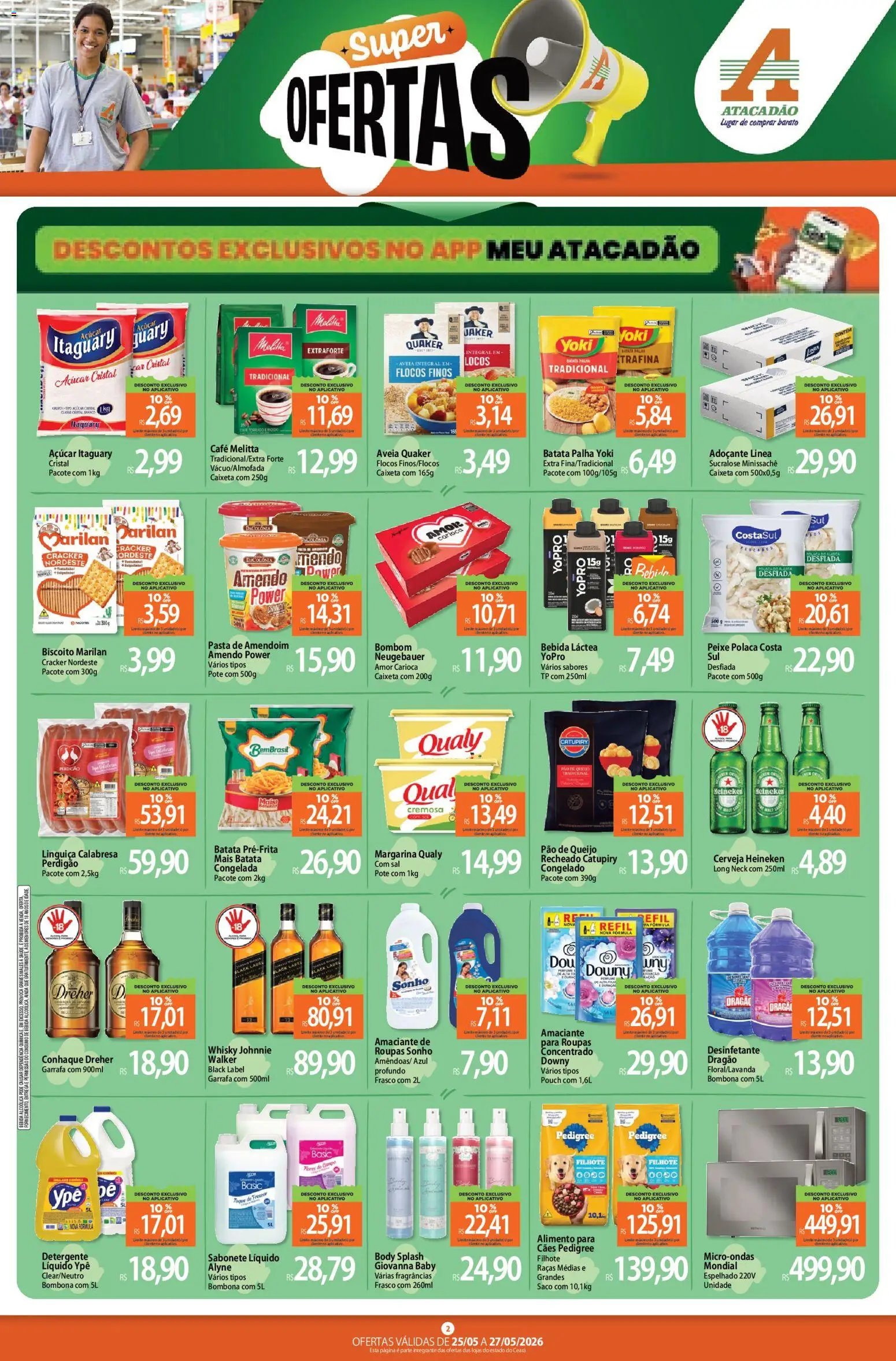 Atacadão folheto a partir de 25/05/2026 Atacadão ofertas - CE (2026-05-25 - 2026-05-27)