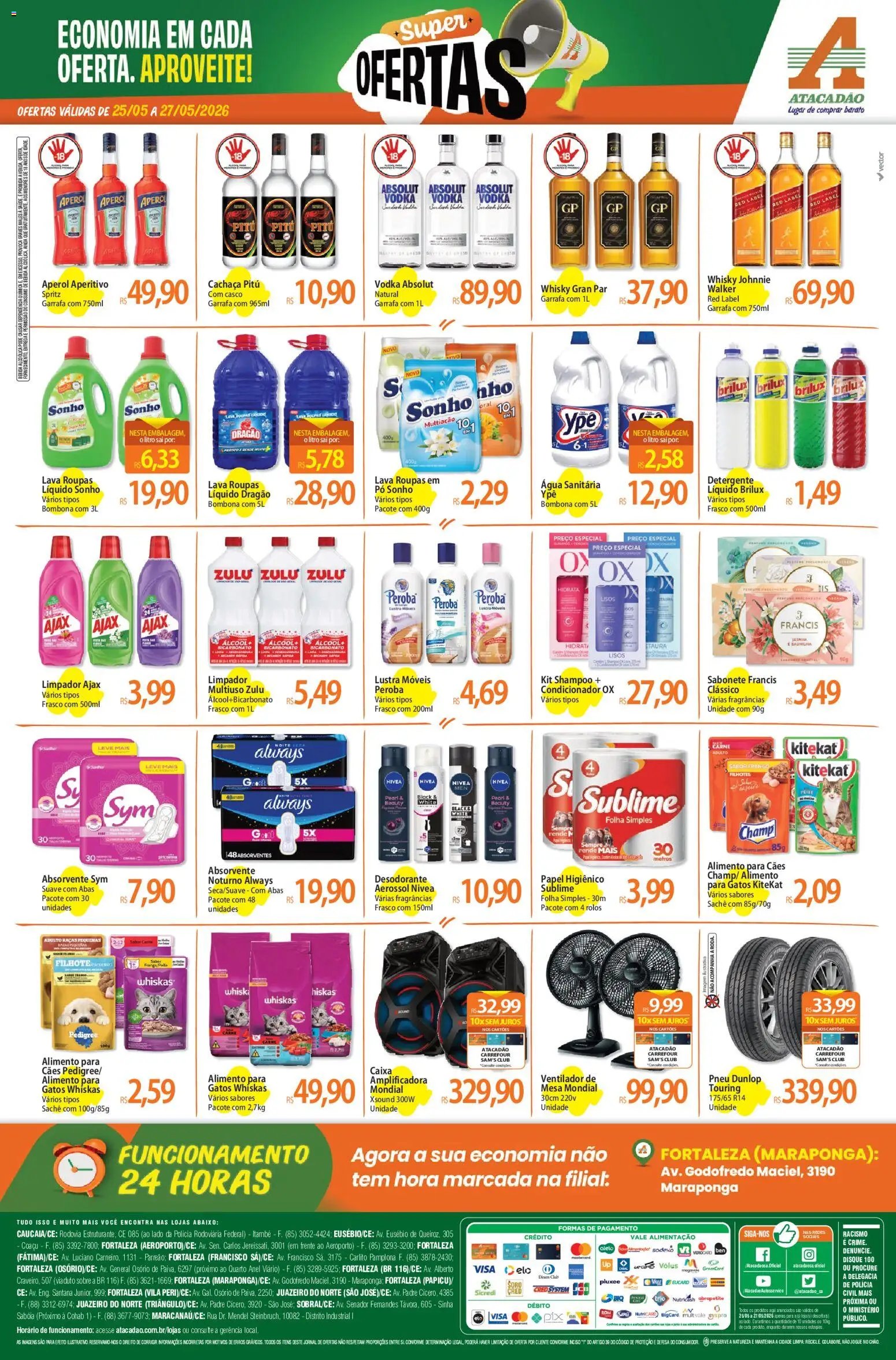 Atacadão folheto a partir de 25/05/2026 Atacadão ofertas - CE (2026-05-25 - 2026-05-27)