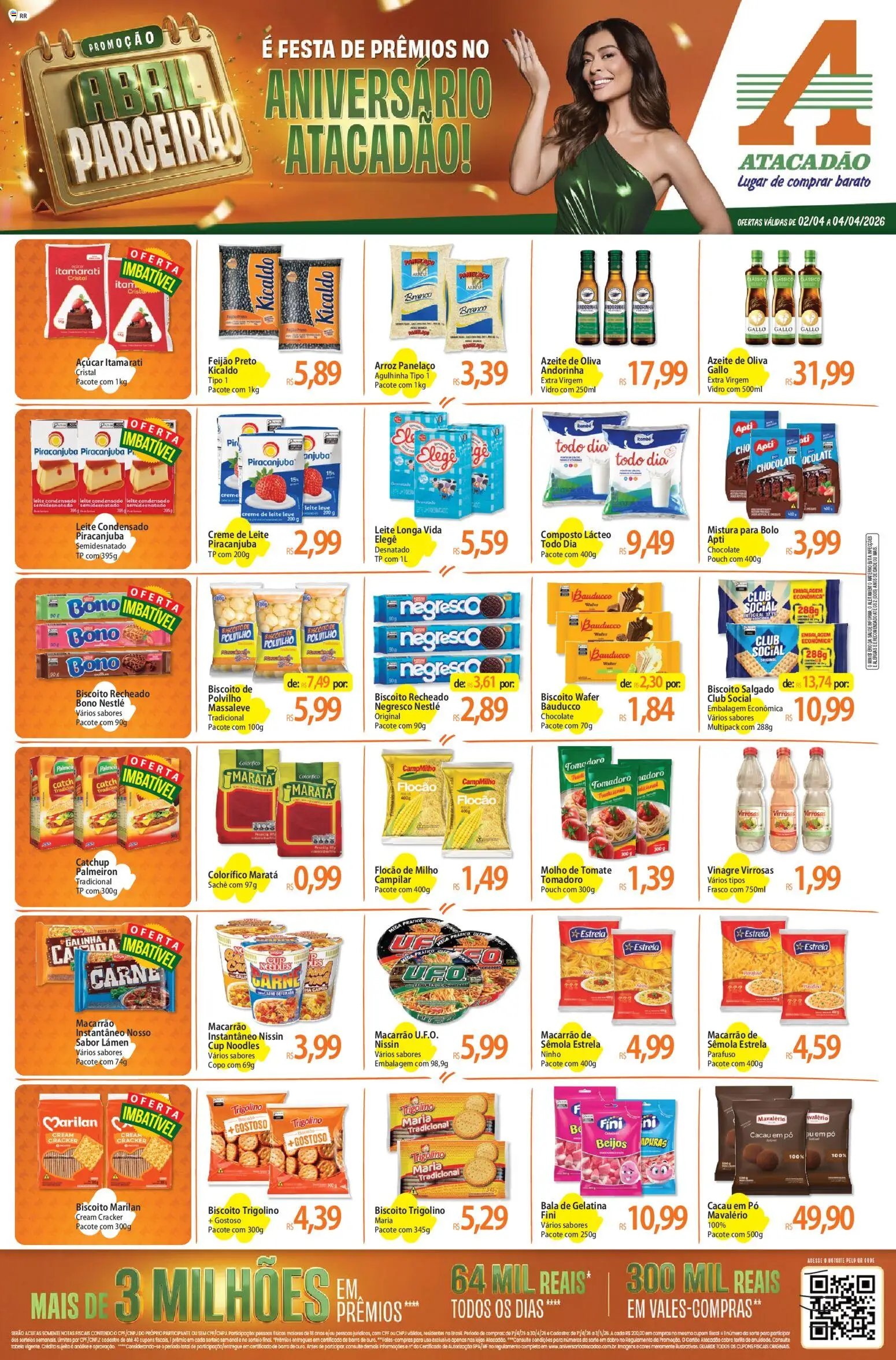 Atacadão folheto a partir de 02/04/2026 Atacadão ofertas - RR (2026-04-02 - 2026-04-04)