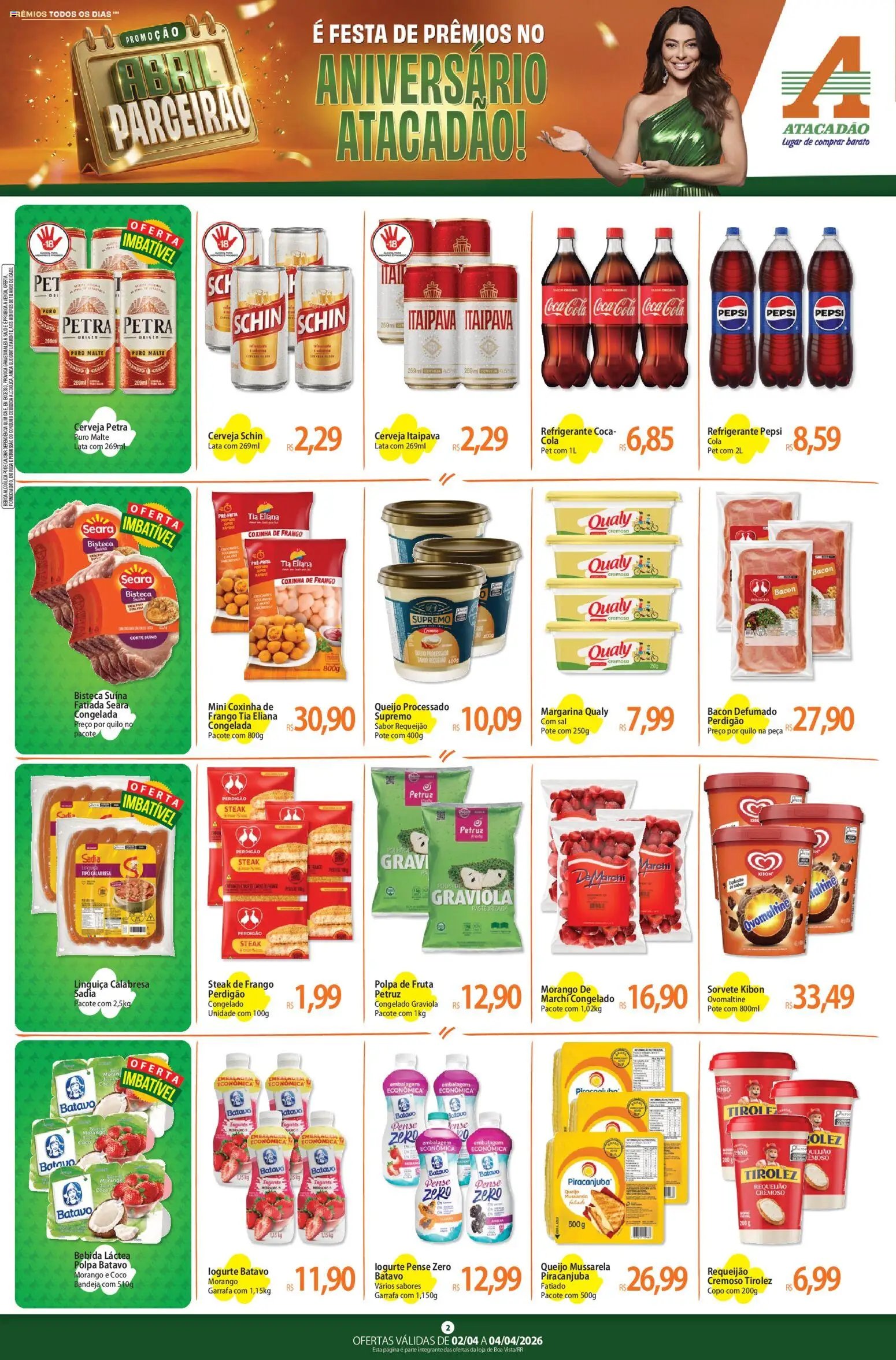 Atacadão folheto a partir de 02/04/2026 Atacadão ofertas - RR (2026-04-02 - 2026-04-04)