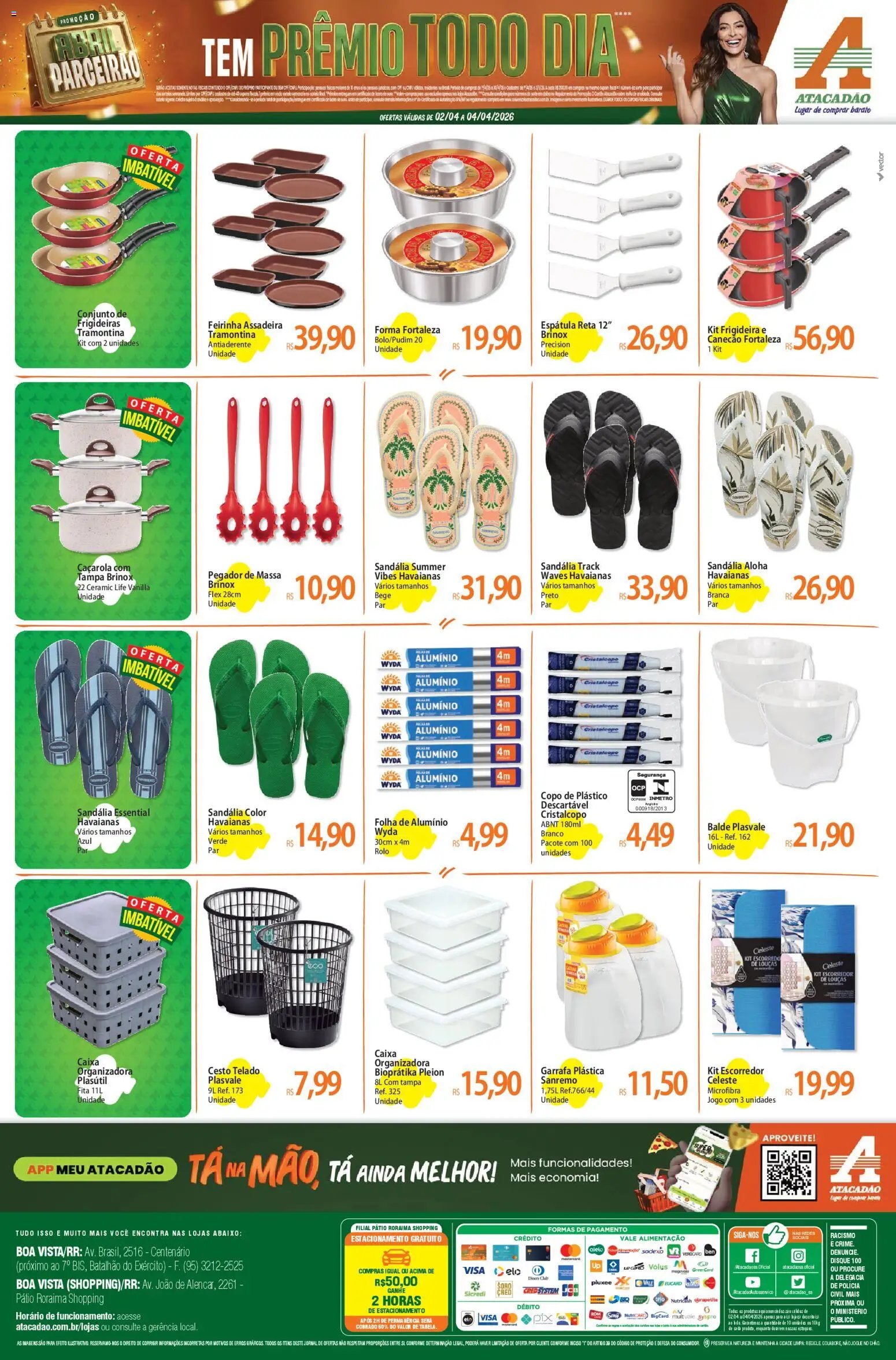 Atacadão folheto a partir de 02/04/2026 Atacadão ofertas - RR (2026-04-02 - 2026-04-04)
