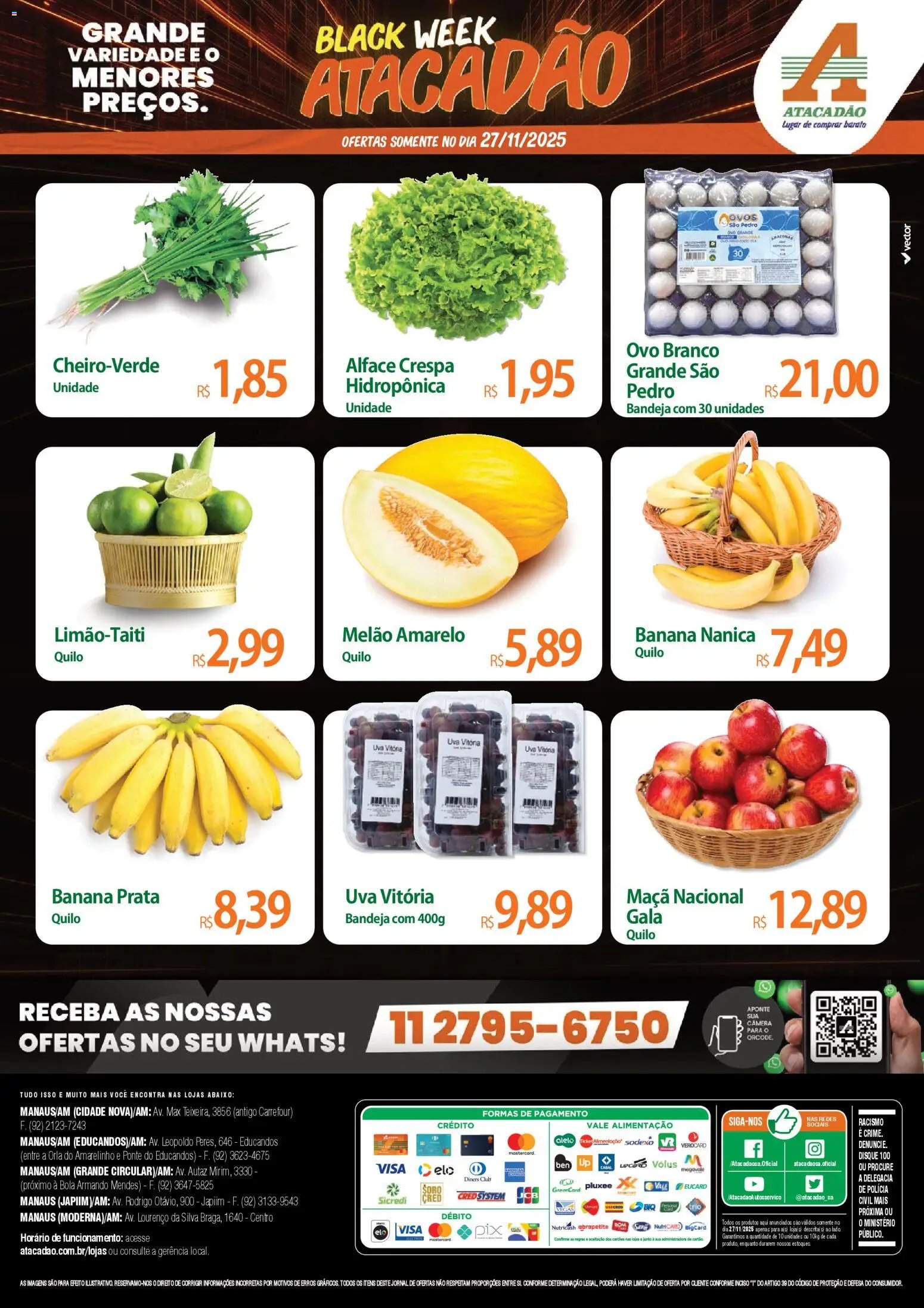 Atacadão folheto a partir de 27/11/2025 Ofertas - AM (2025-11-27 - 2025-11-27)