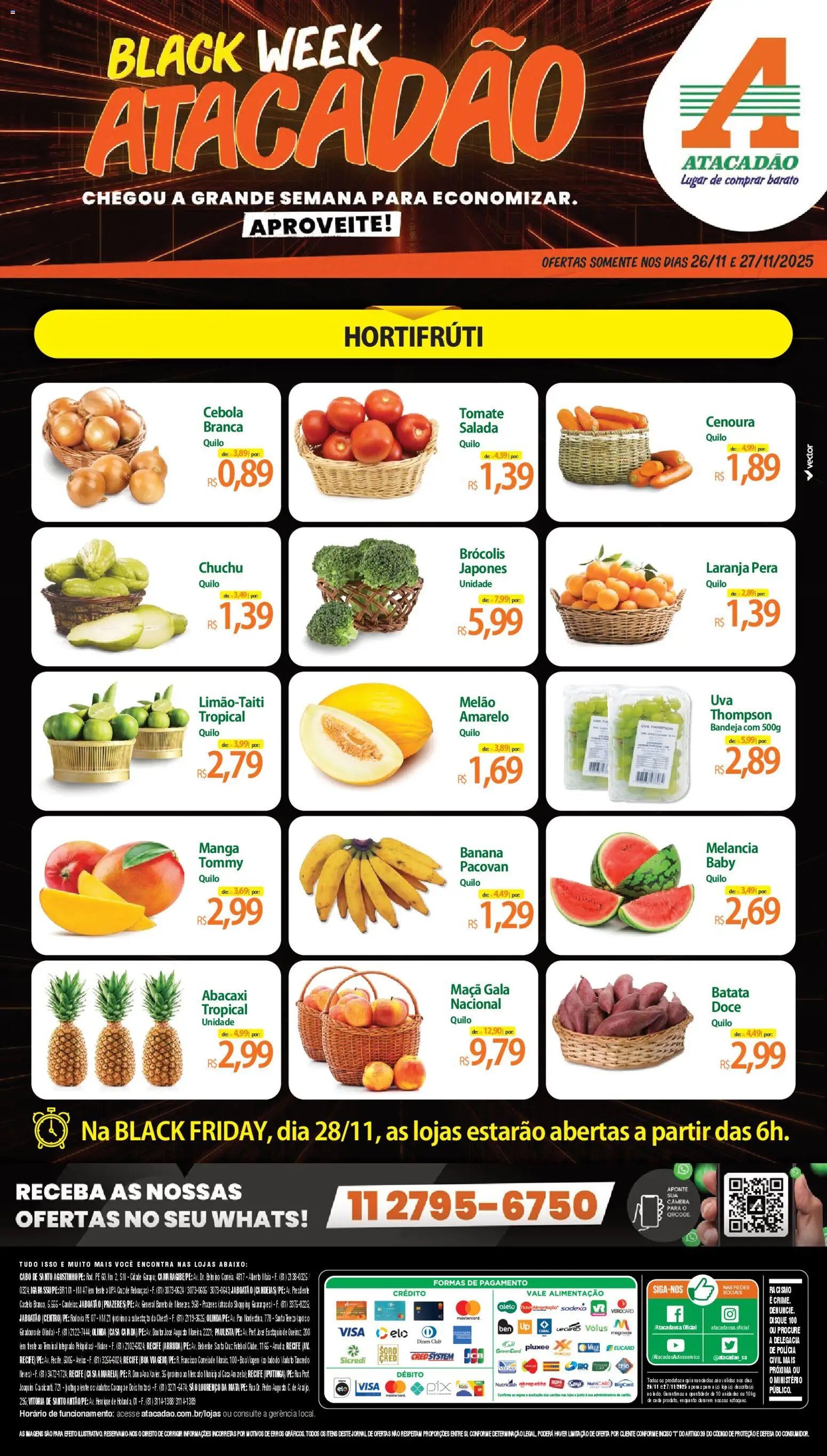 Atacadão folheto a partir de 26/11/2025 Ofertas - PE (2025-11-26 - 2025-11-27)