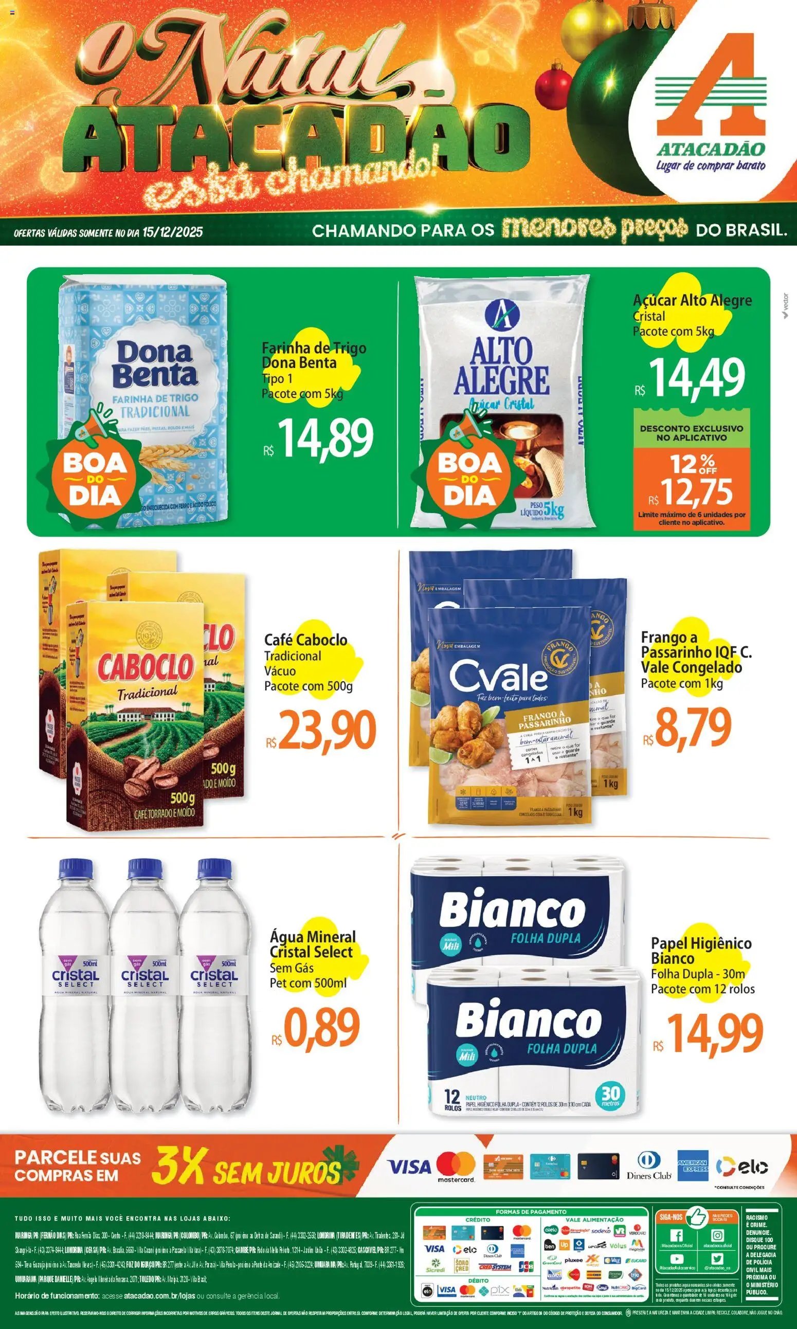 Atacadão folheto a partir de 15/12/2025 Ofertas - PR (2025-12-15 - 2025-12-15)