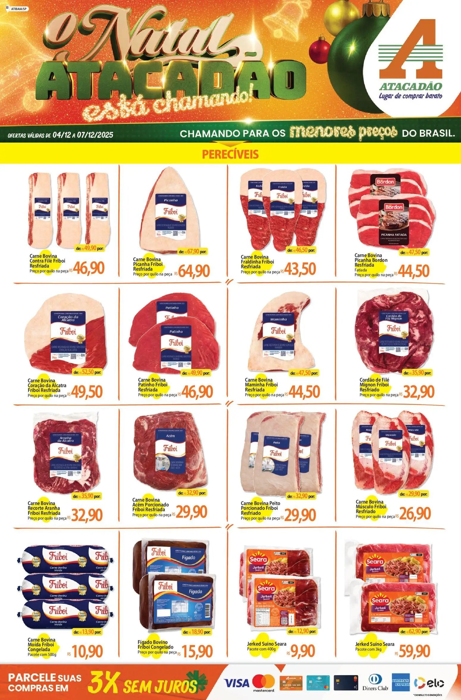 Atacadão folheto a partir de 04/12/2025 Ofertas - SP (2025-12-04 - 2025-12-07)