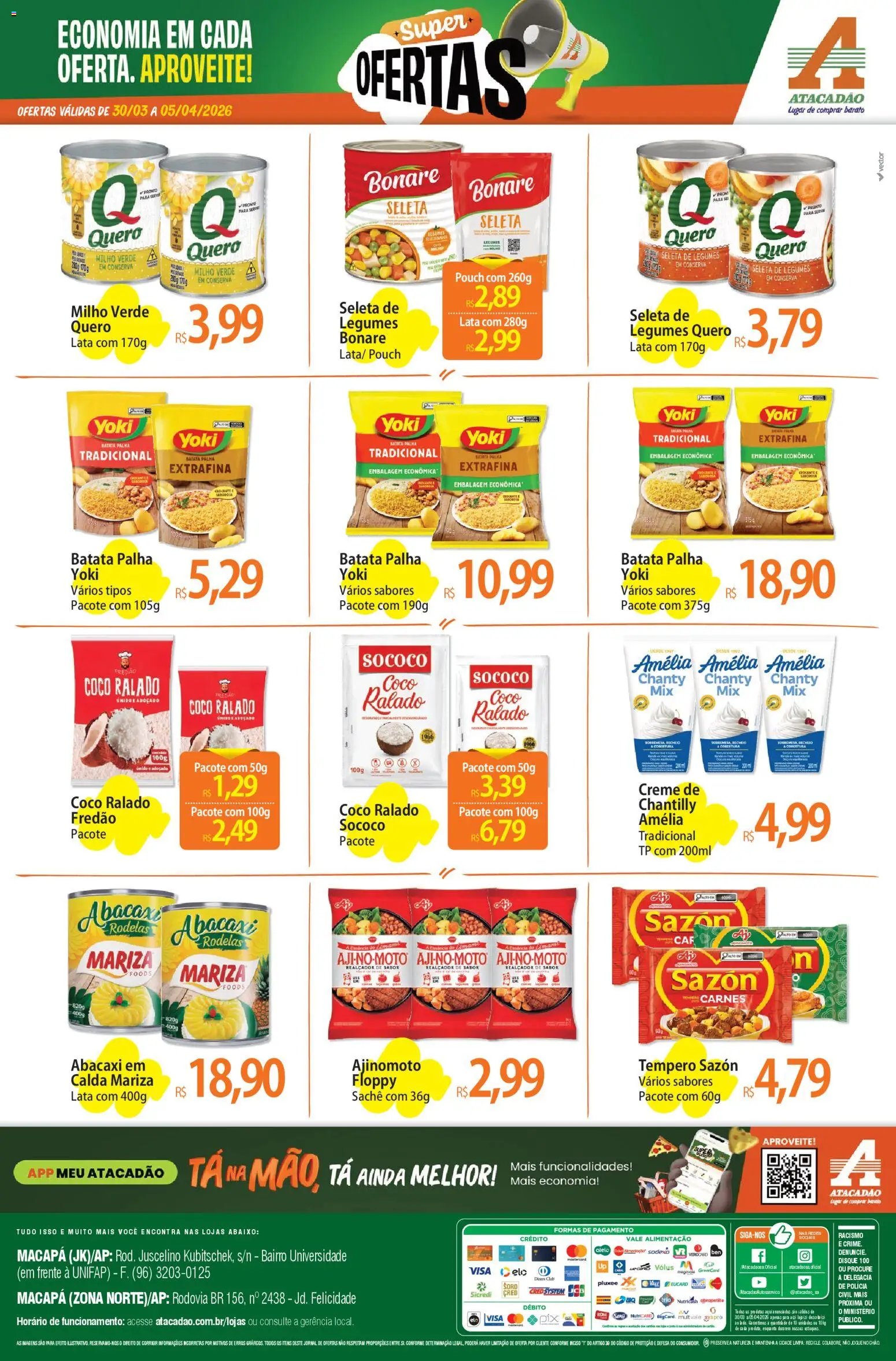 Atacadão folheto a partir de 30/03/2026 Atacadão ofertas - AP (2026-03-30 - 2026-04-05)