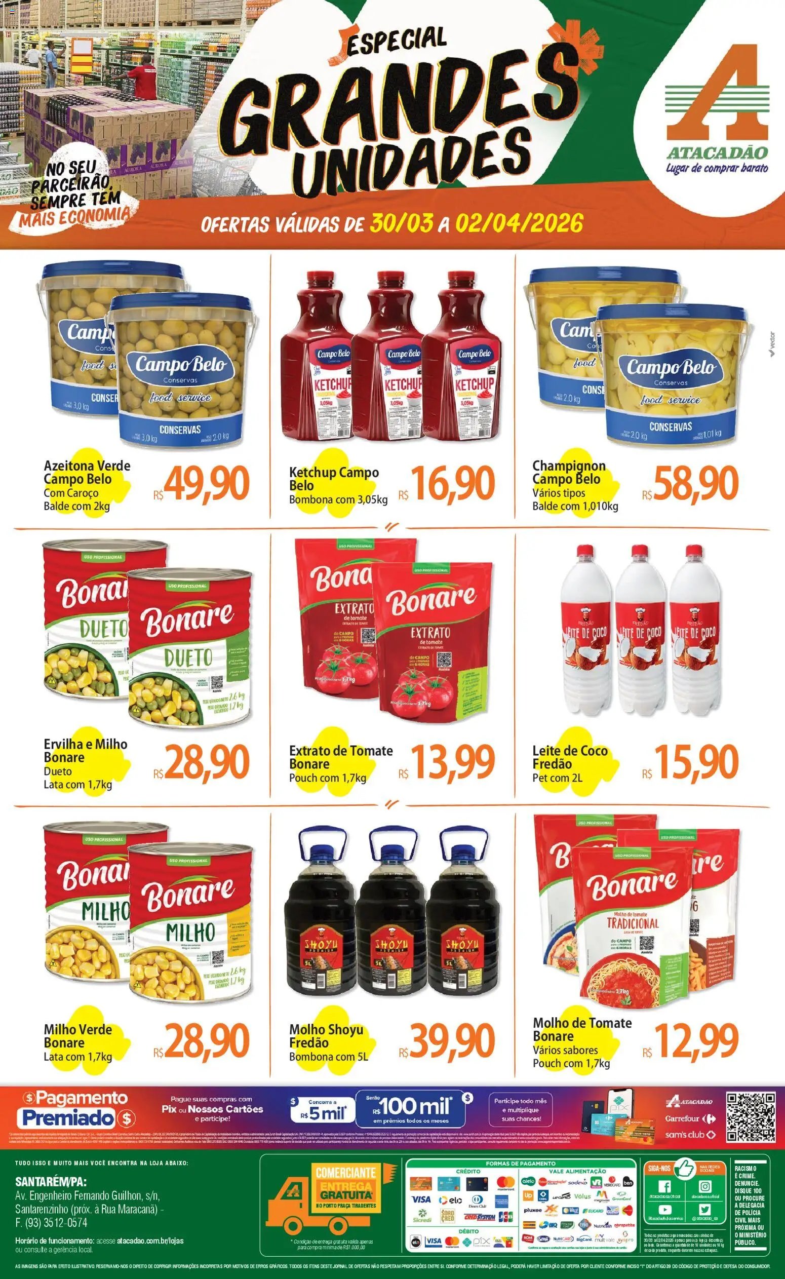 Atacadão folheto a partir de 30/03/2026 Atacadão ofertas - PA (2026-03-30 - 2026-04-02)