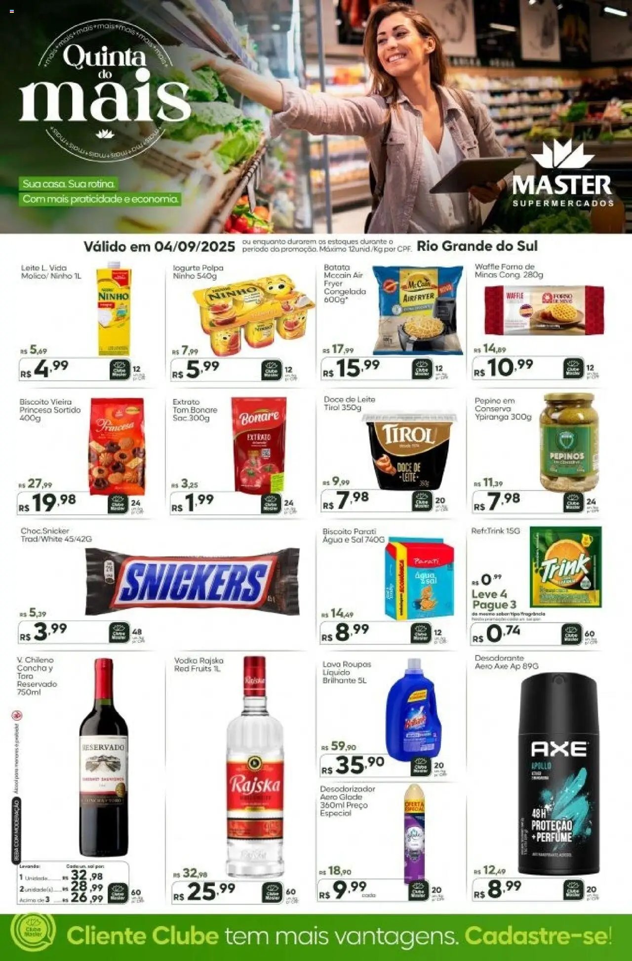 Master folheto a partir de 04/09/2025 Ofertas do Dia (2025-09-04 - 2026-09-04)