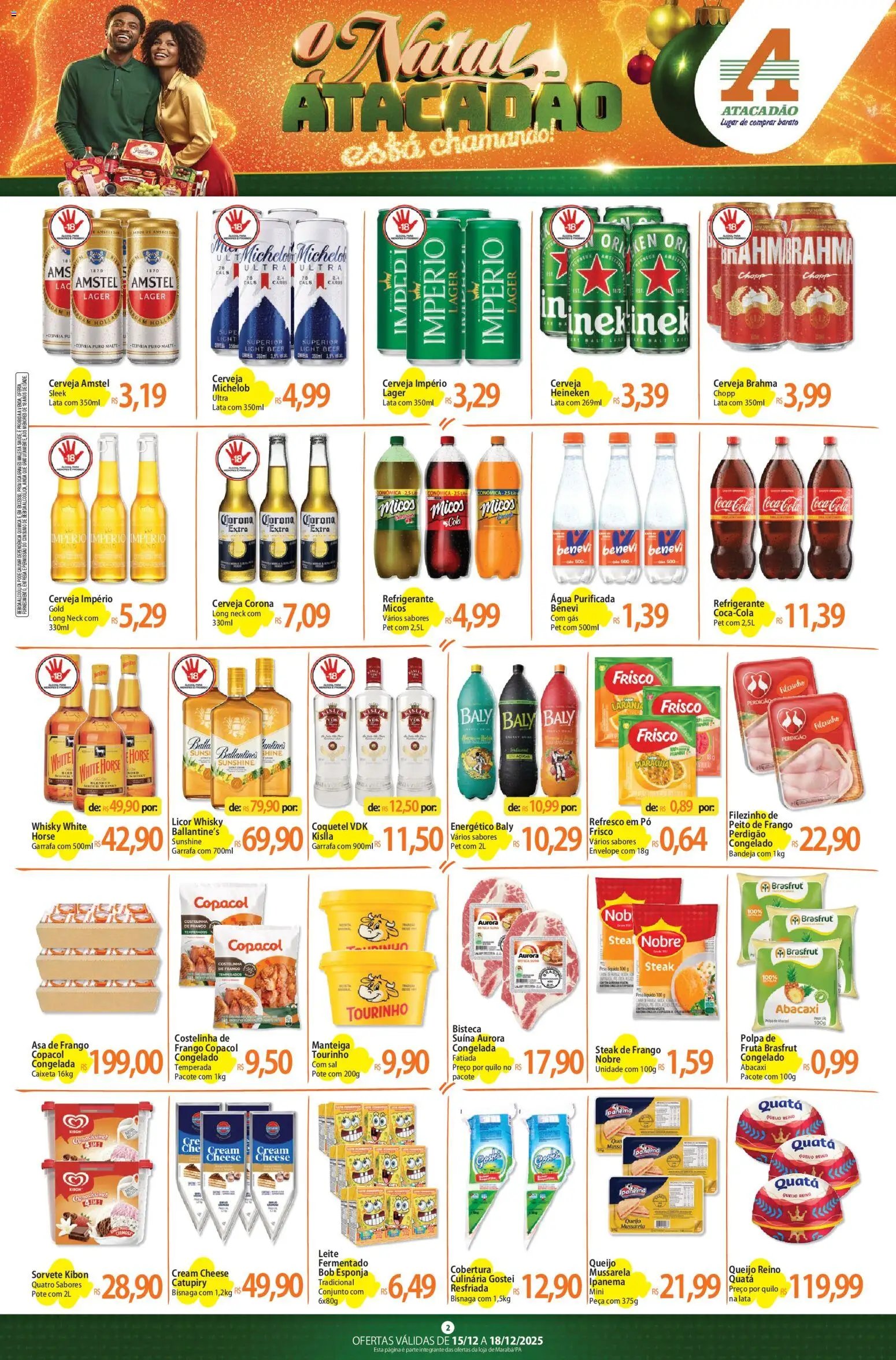 Atacadão folheto a partir de 15/12/2025 Ofertas - PA (2025-12-15 - 2025-12-18)