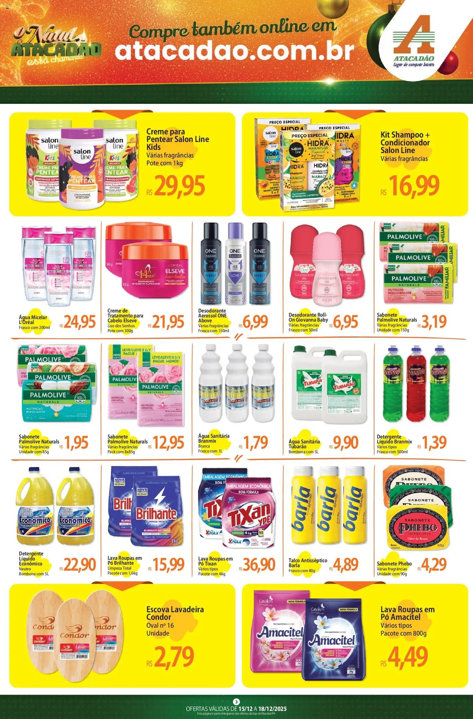 Atacadão folheto a partir de 15/12/2025 Ofertas - PA (2025-12-15 - 2025-12-18)
