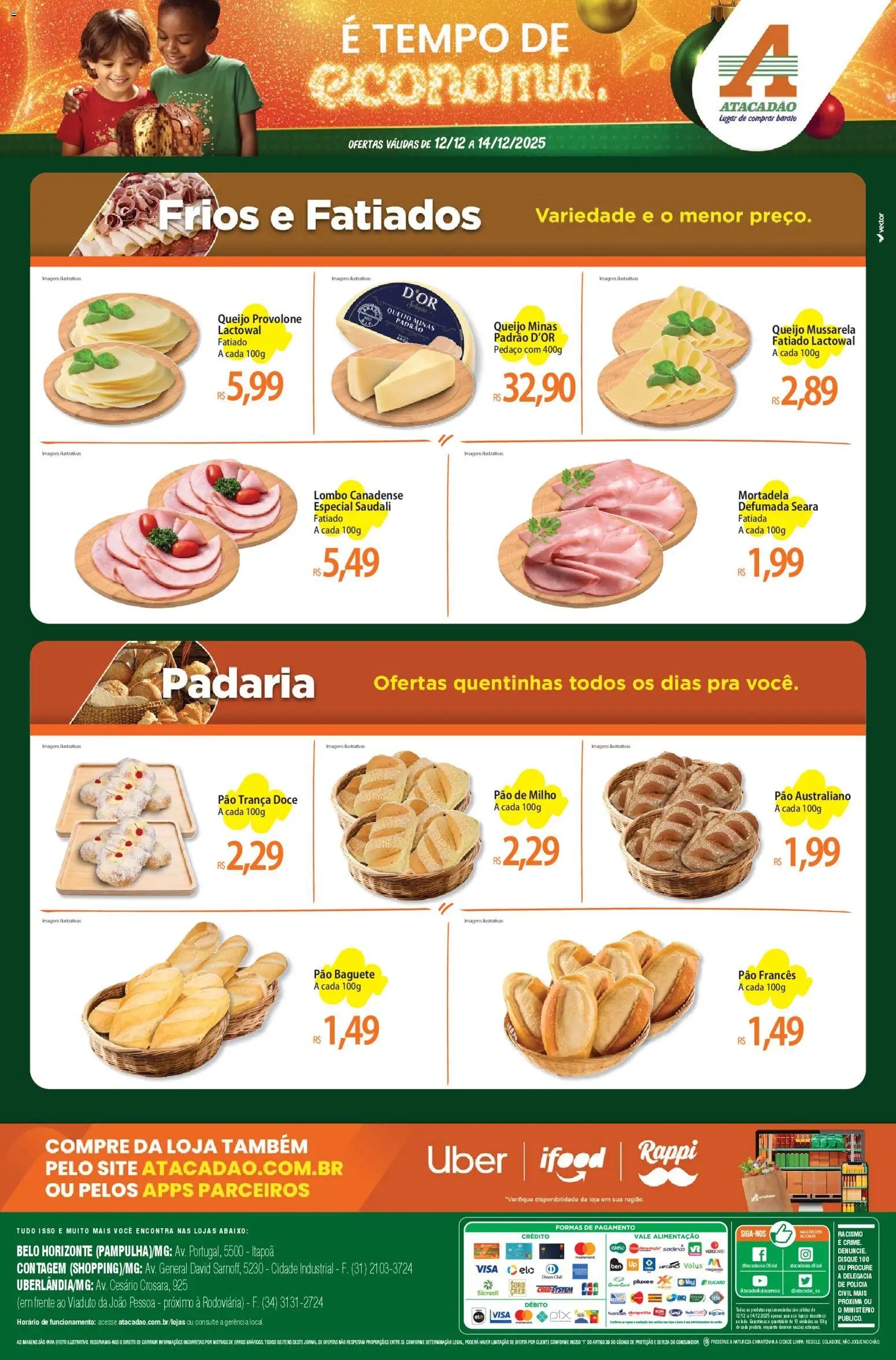 Atacadão folheto a partir de 12/12/2025 Ofertas - MG (2025-12-12 - 2025-12-14)