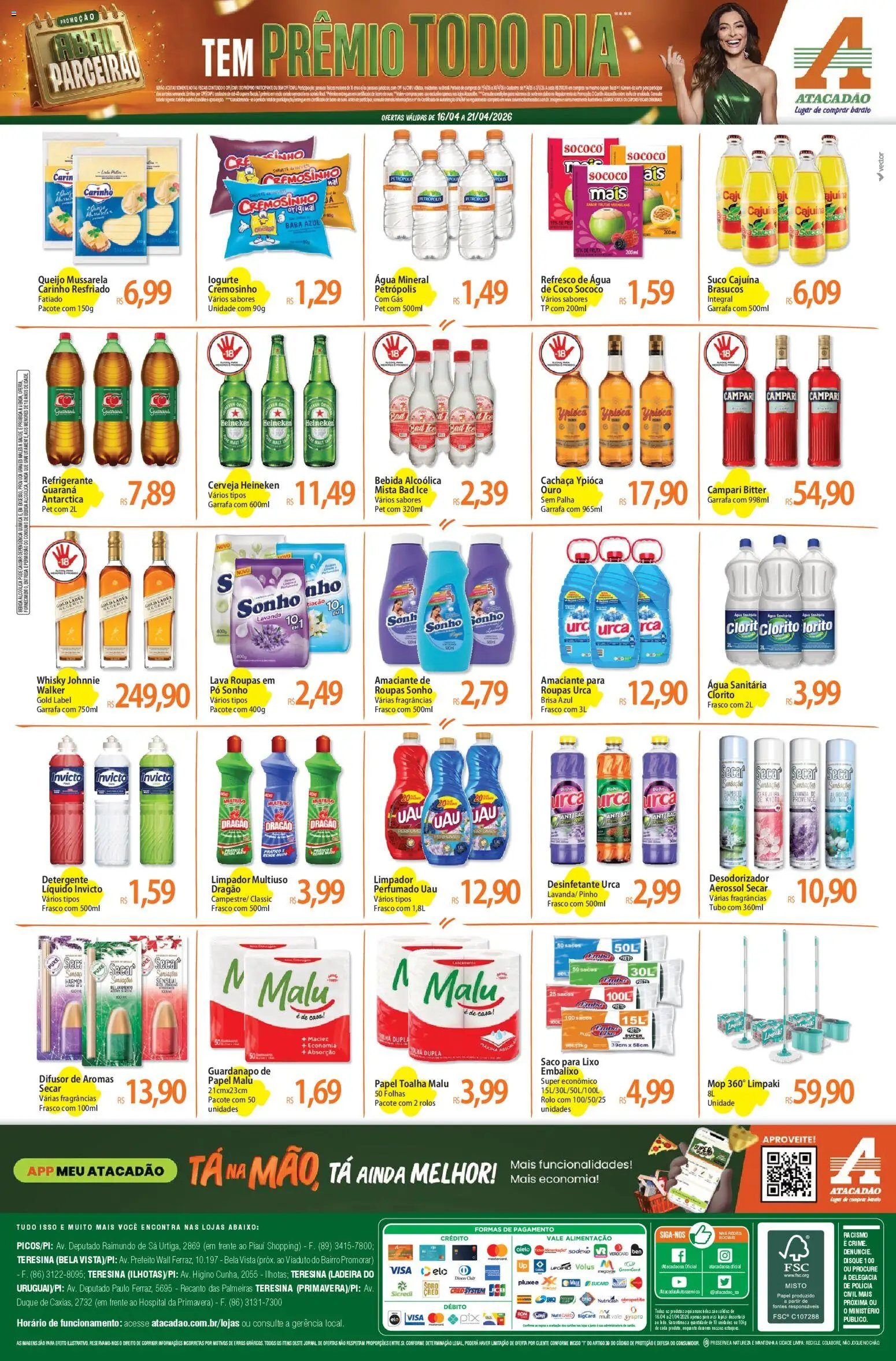 Atacadão folheto a partir de 16/04/2026 Atacadão ofertas - PI (2026-04-16 - 2026-04-21)