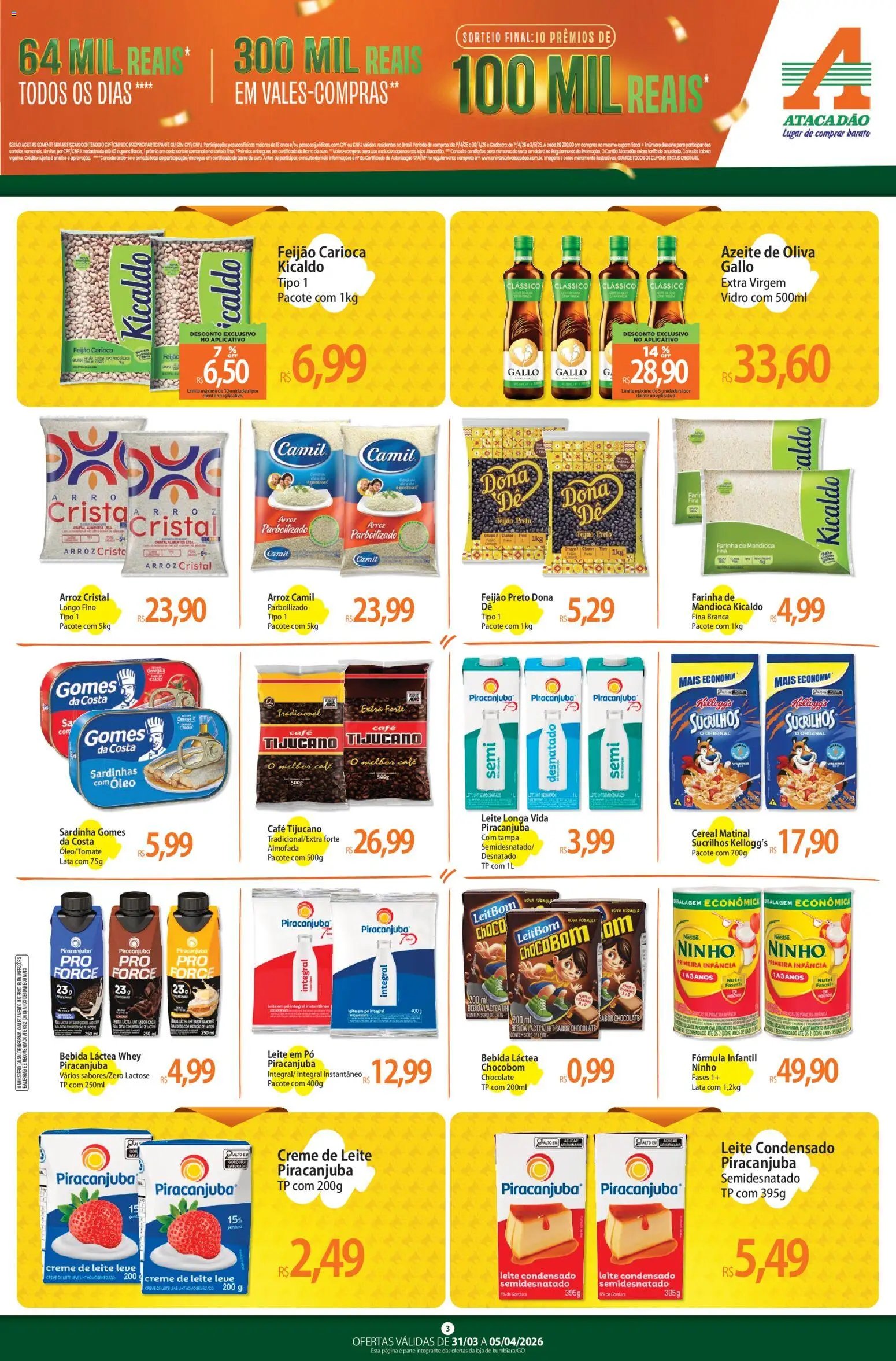 Atacadão folheto a partir de 31/03/2026 Atacadão ofertas - GO (2026-03-31 - 2026-04-05)