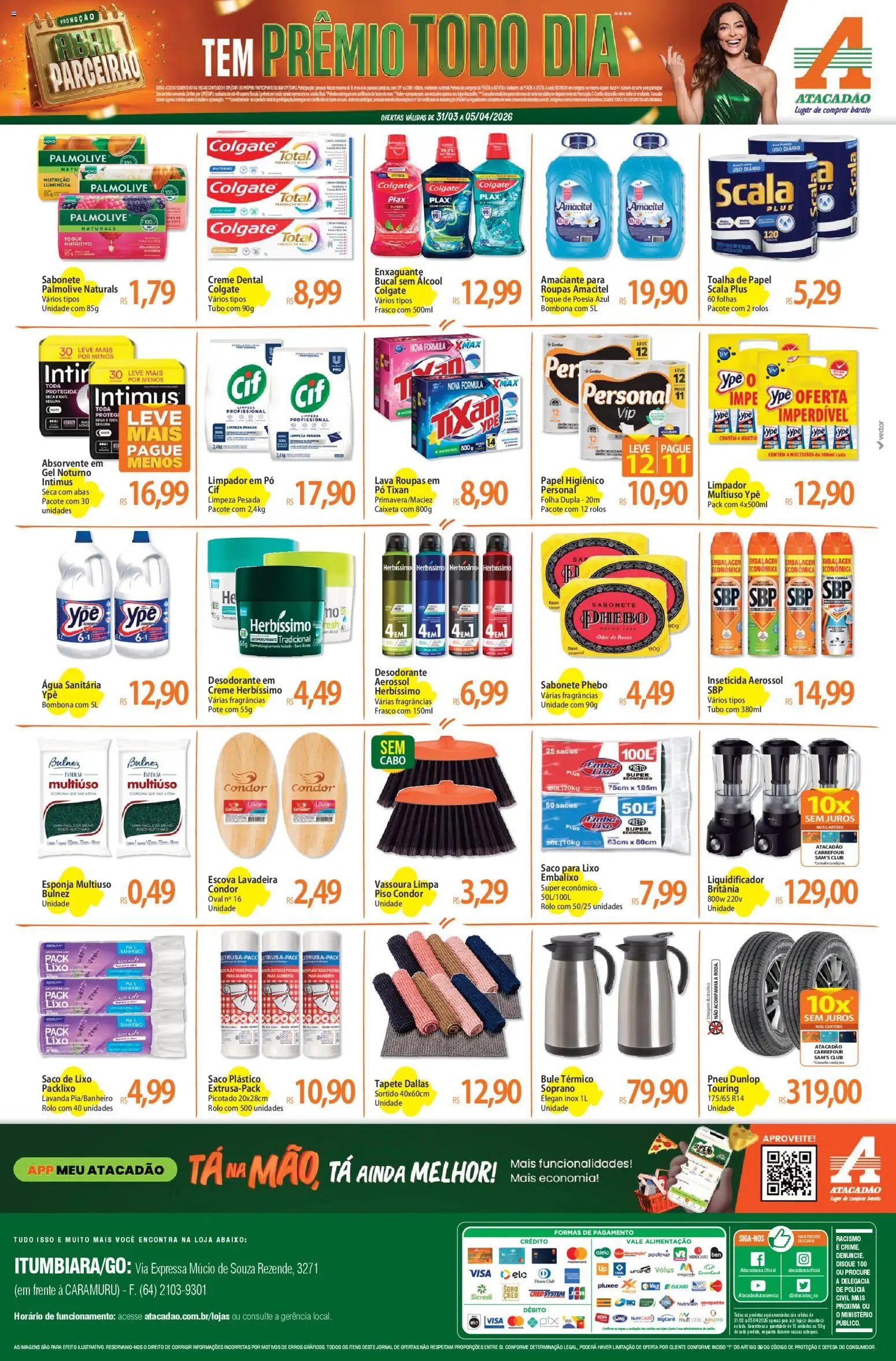 Atacadão folheto a partir de 31/03/2026 Atacadão ofertas - GO (2026-03-31 - 2026-04-05)