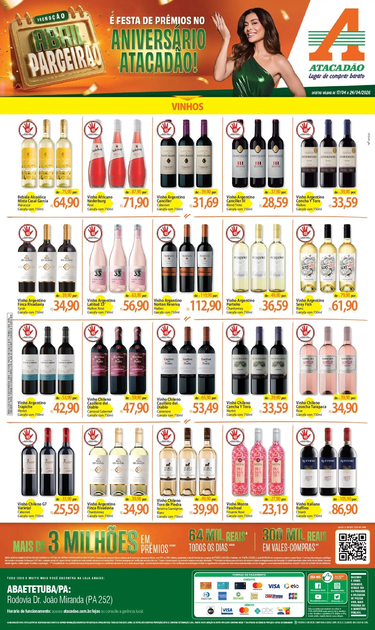 Atacadão folheto a partir de 17/04/2026 Atacadão ofertas - PA (2026-04-17 - 2026-04-24)