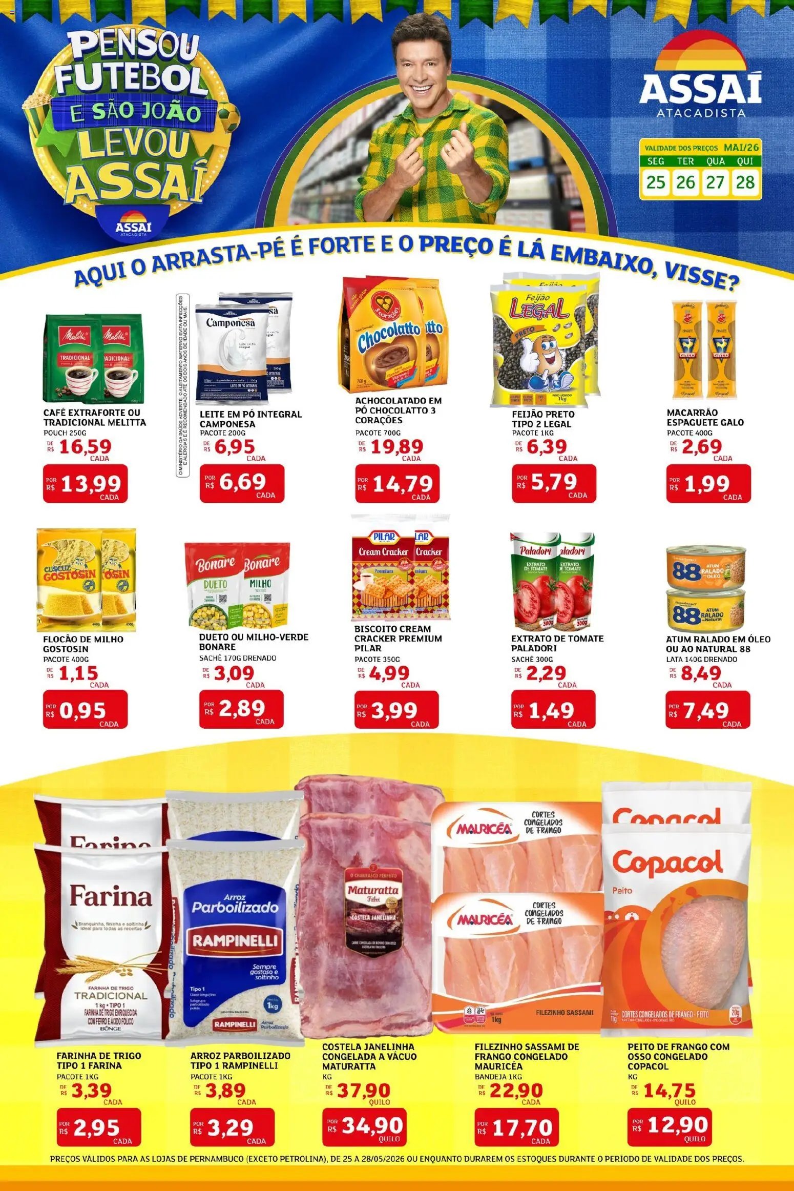 Assaí Atacadista folheto a partir de 25/05/2026 Assaí Atacadista ofertas - PE (2026-05-25 - 2026-05-28)