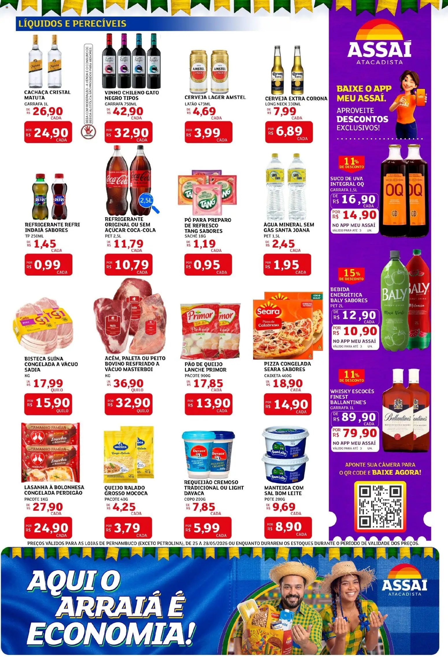 Assaí Atacadista folheto a partir de 25/05/2026 Assaí Atacadista ofertas - PE (2026-05-25 - 2026-05-28)