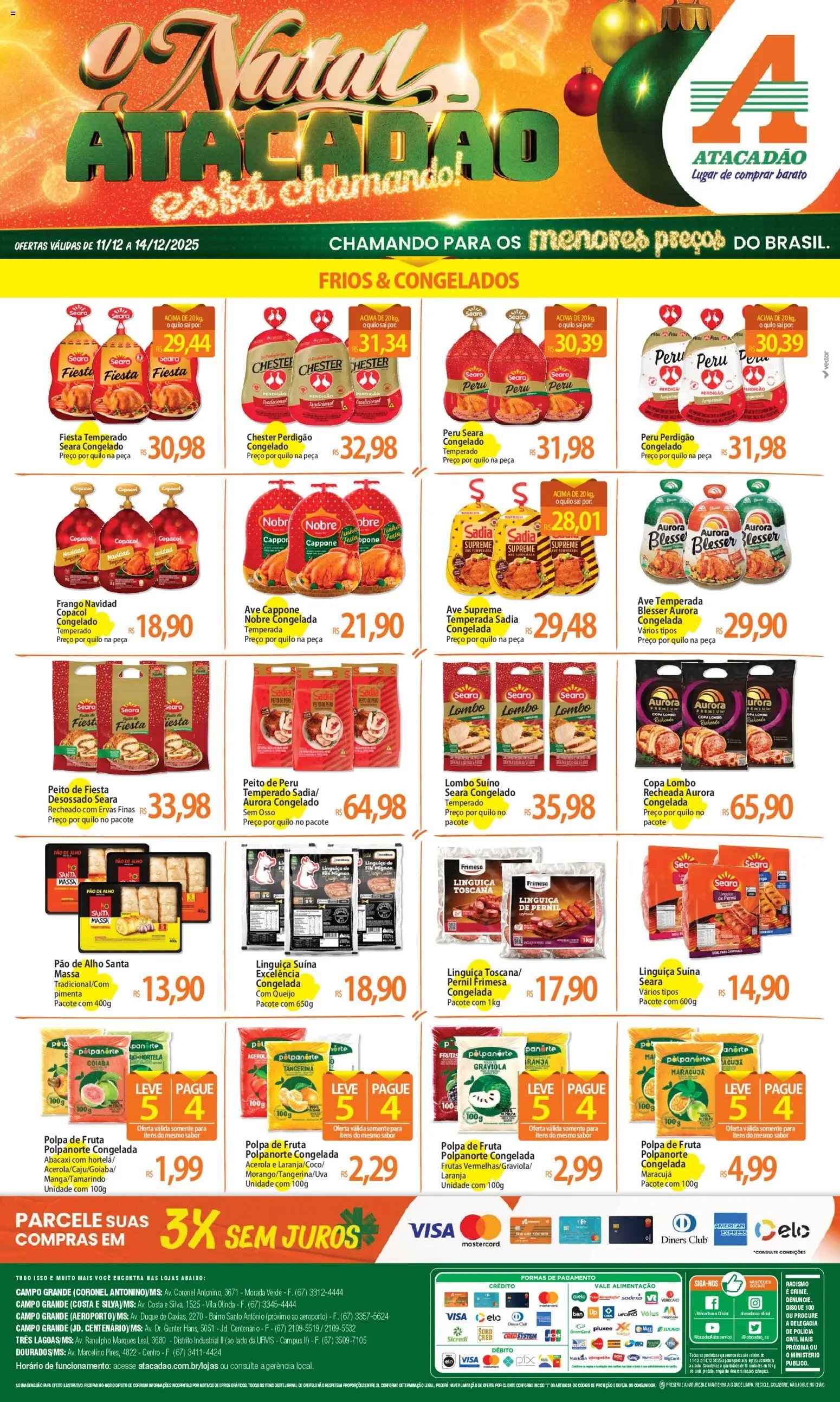 Atacadão folheto a partir de 11/12/2025 Ofertas - MS (2025-12-11 - 2025-12-14)