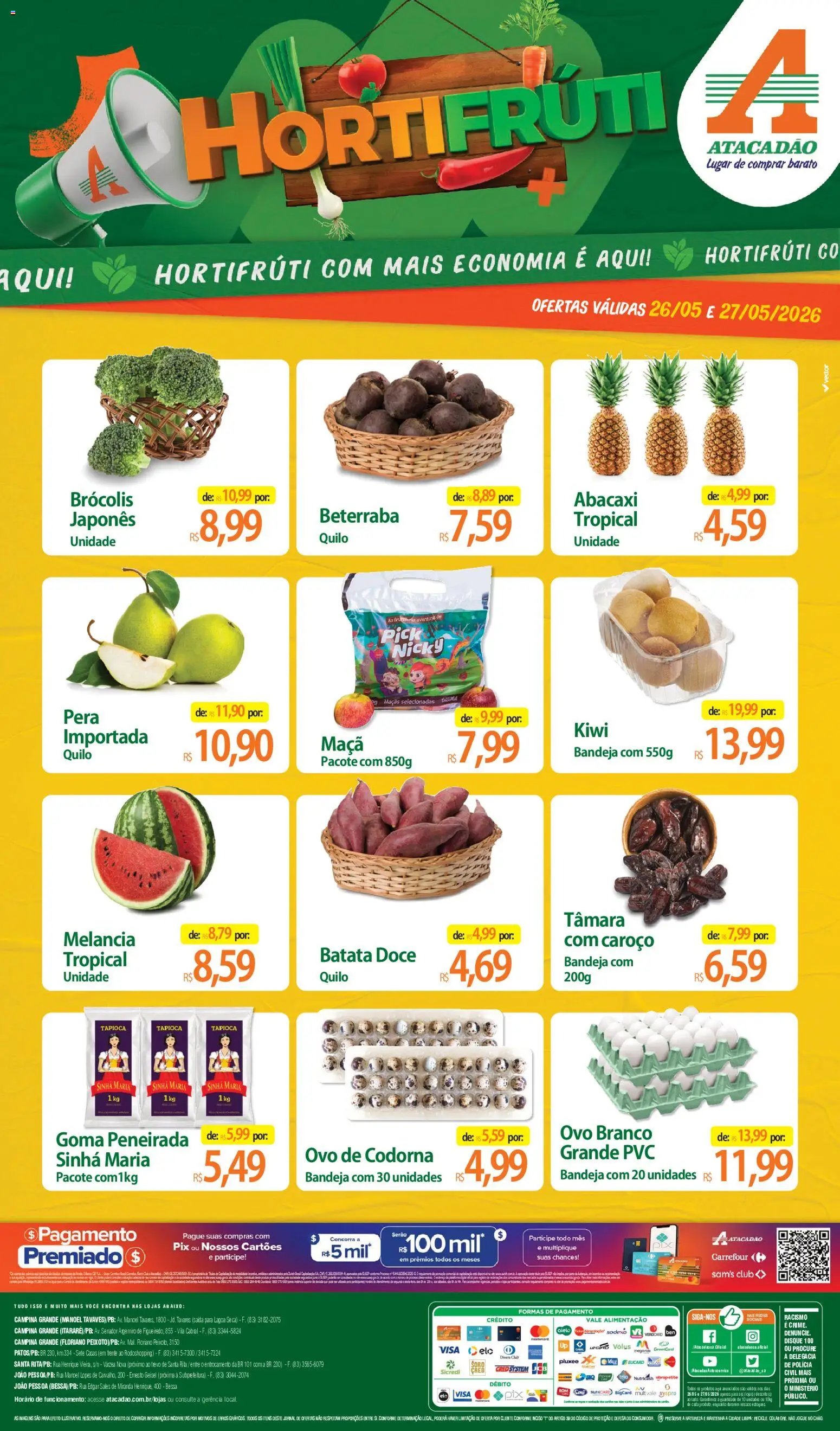 Atacadão folheto a partir de 26/05/2026 Atacadão ofertas - PB (2026-05-26 - 2026-05-27)