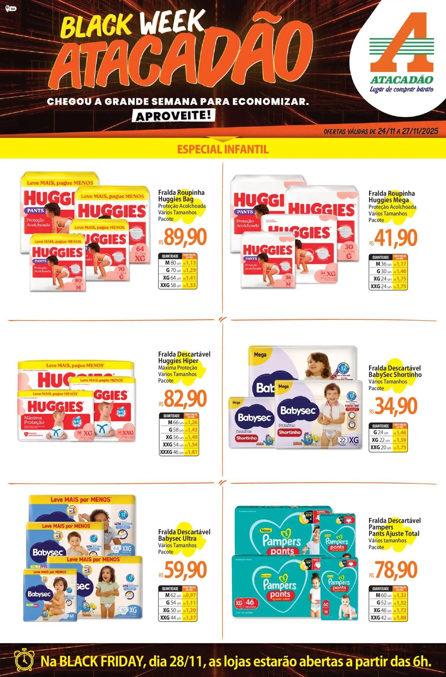 Atacadão folheto a partir de 24/11/2025 Ofertas - MA (2025-11-24 - 2025-11-27)