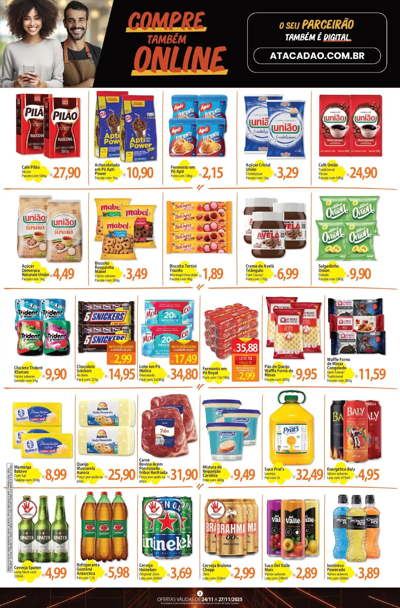 Atacadão folheto a partir de 24/11/2025 Ofertas - SC (2025-11-24 - 2025-11-27)