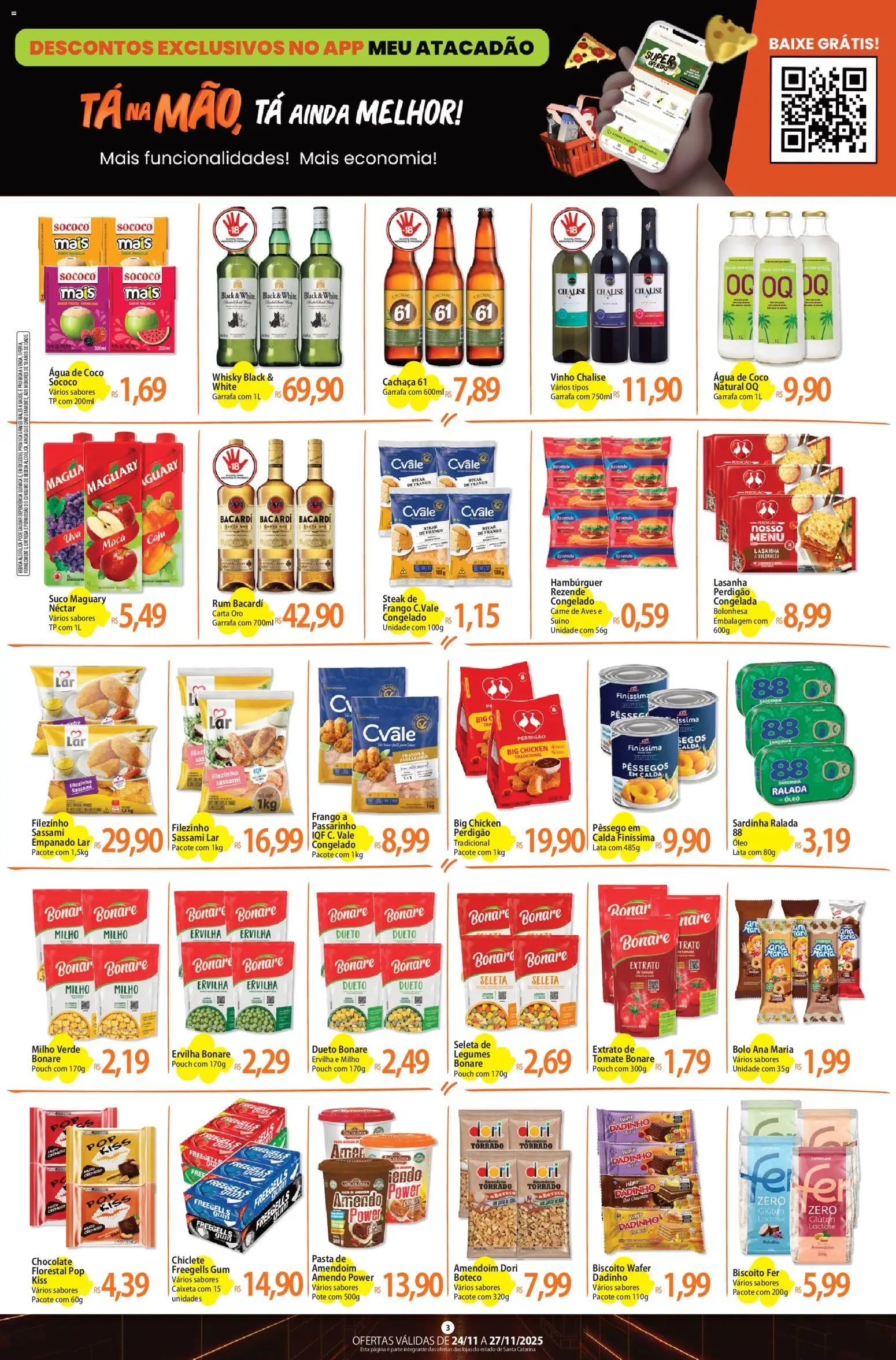 Atacadão folheto a partir de 24/11/2025 Ofertas - SC (2025-11-24 - 2025-11-27)